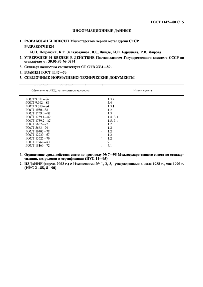 ГОСТ 1147-80