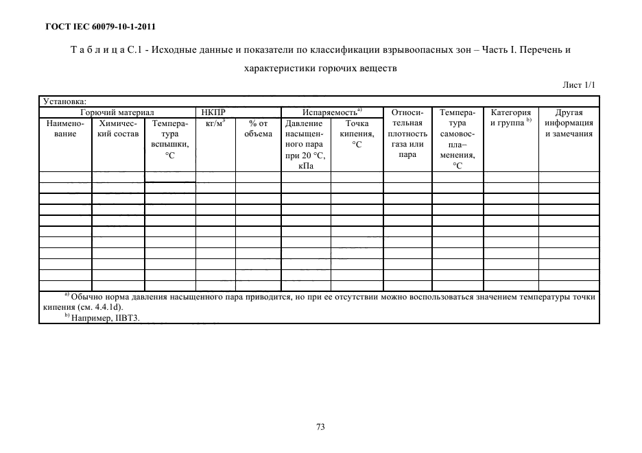  IEC 60079-10-1-2011