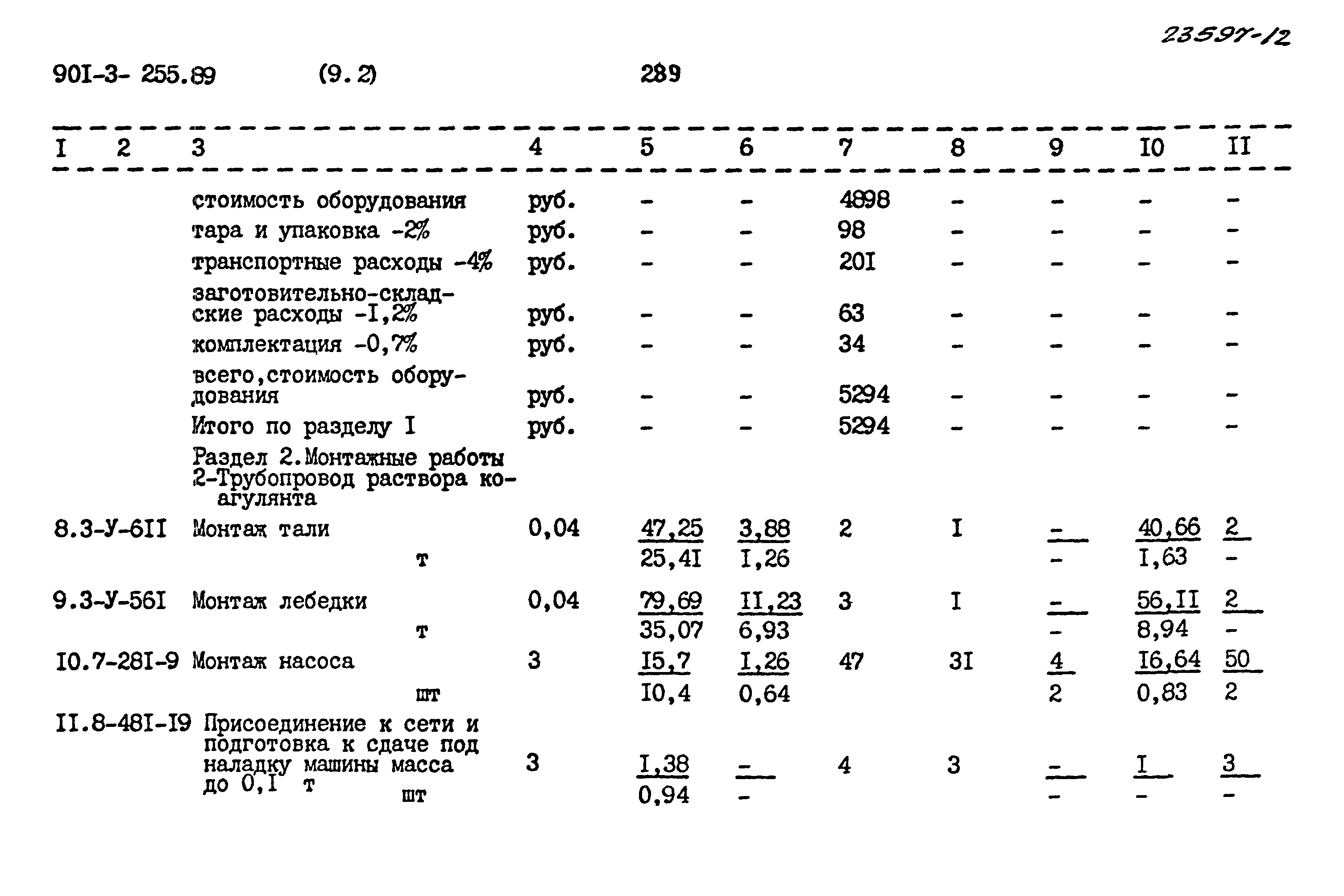 Типовой проект 901-3-255.89