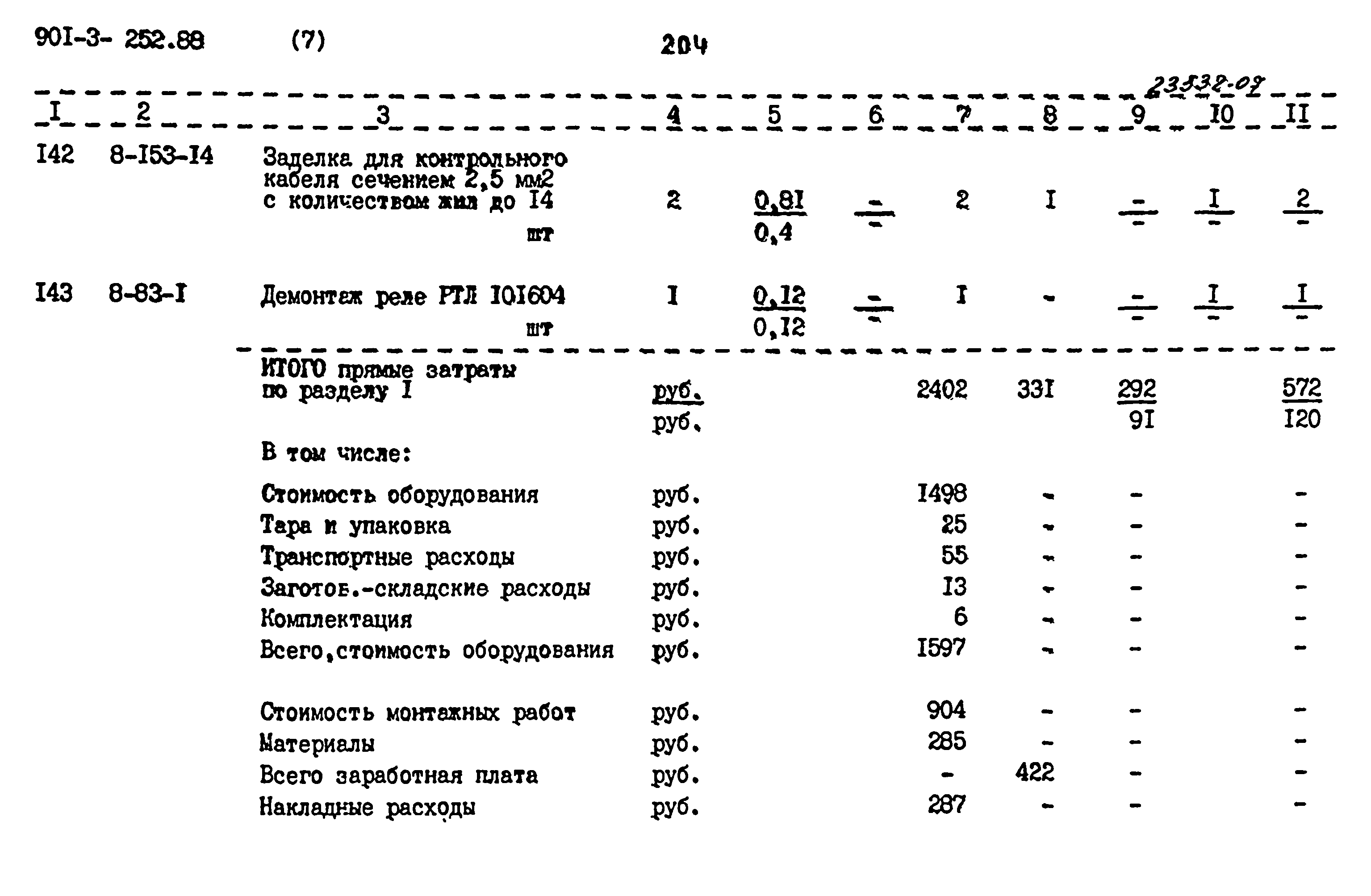 Типовой проект 901-3-252.88