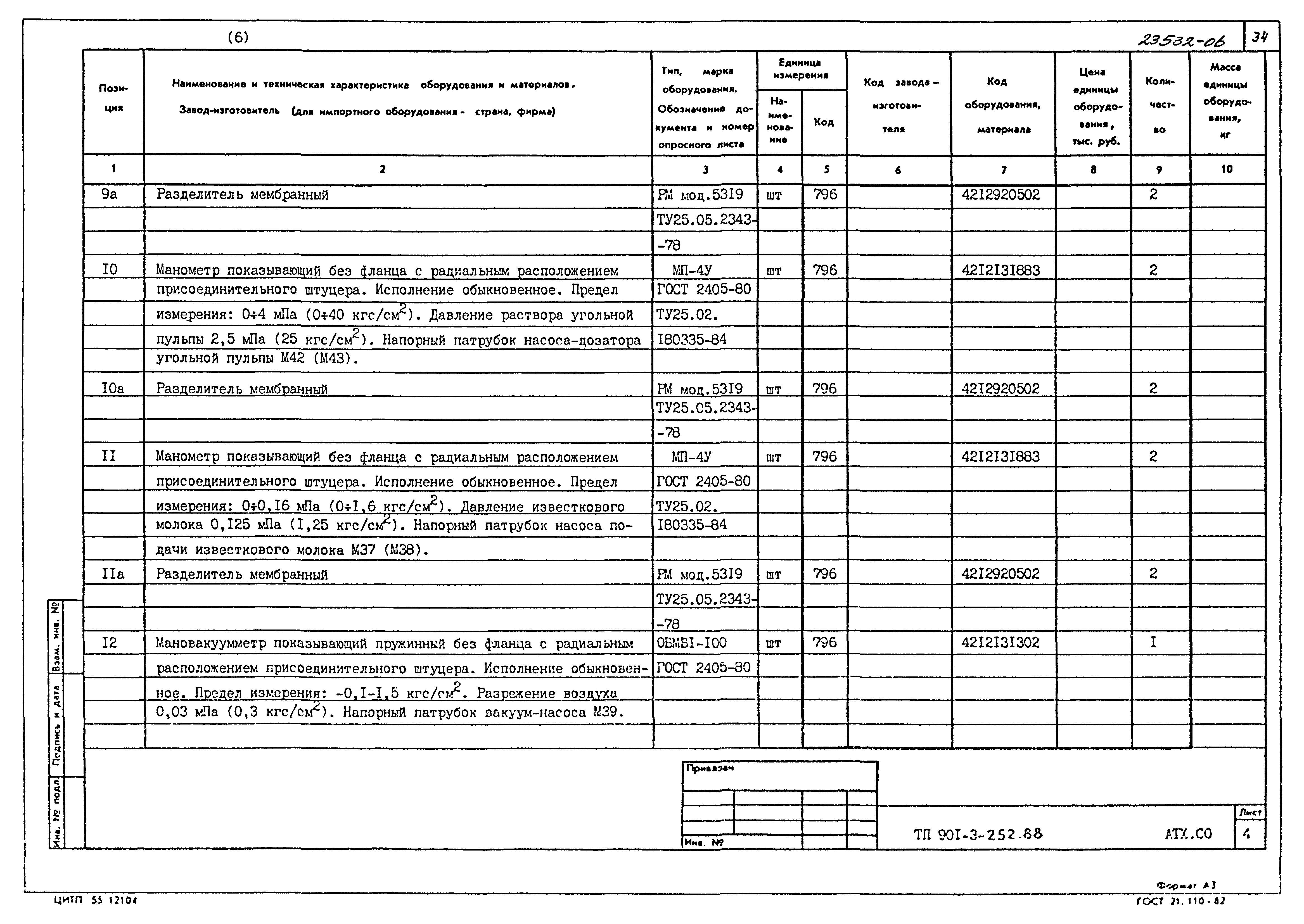 Типовой проект 901-3-252.88