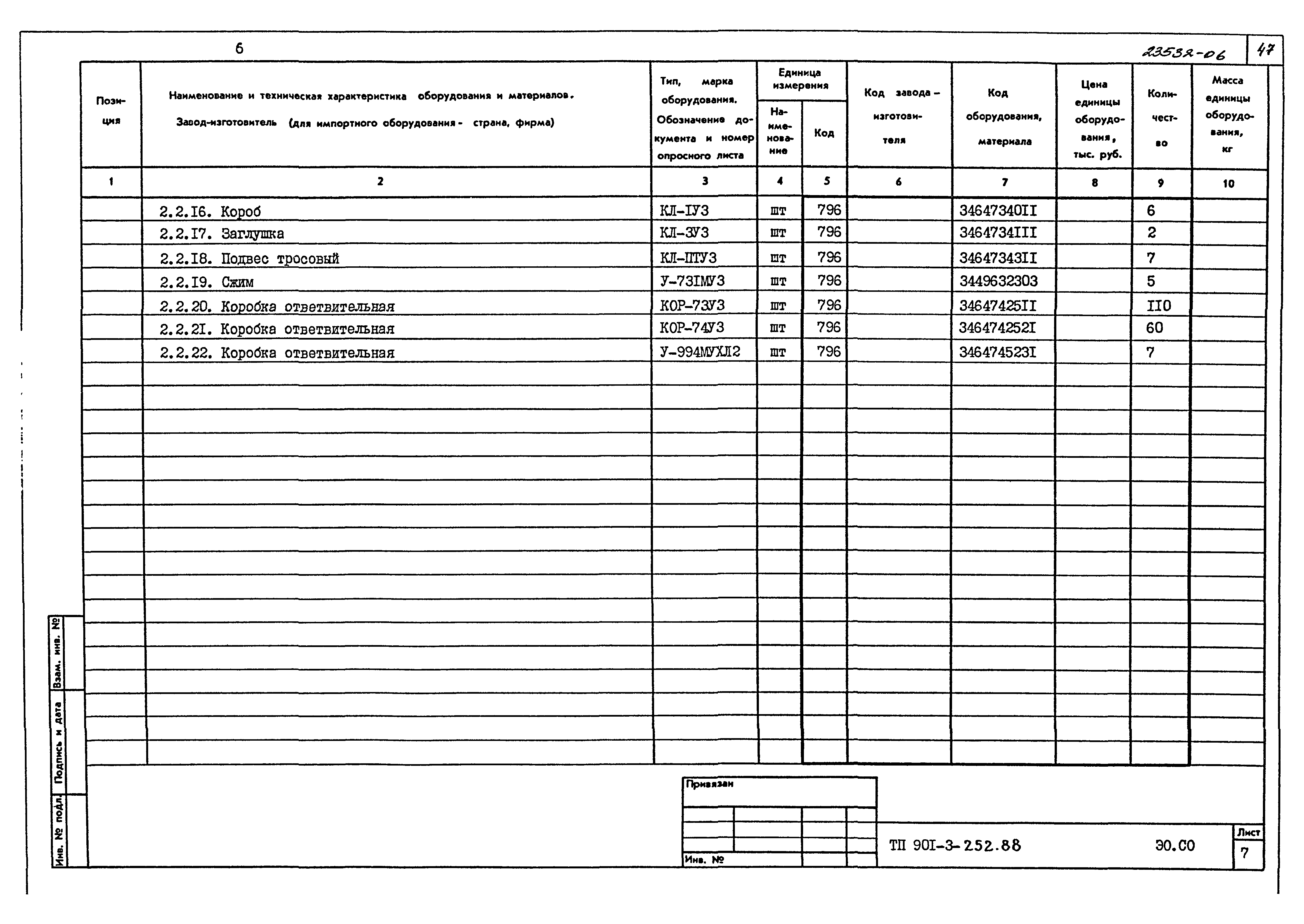 Типовой проект 901-3-252.88