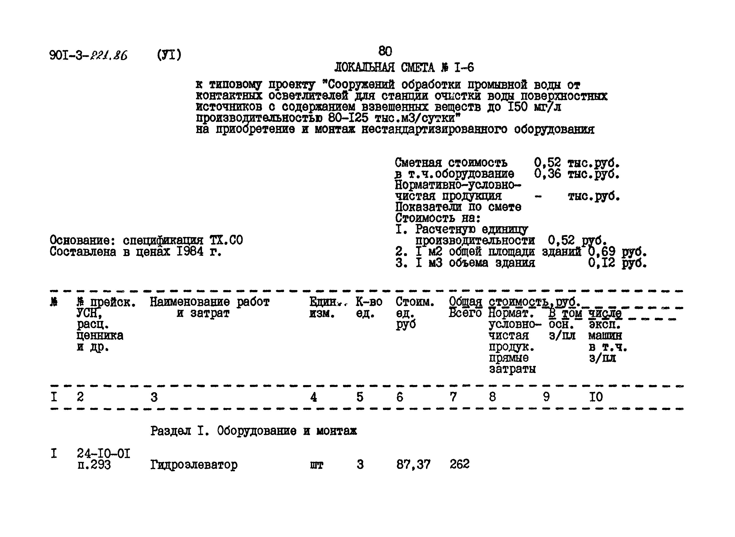 Типовой проект 901-3-221.86