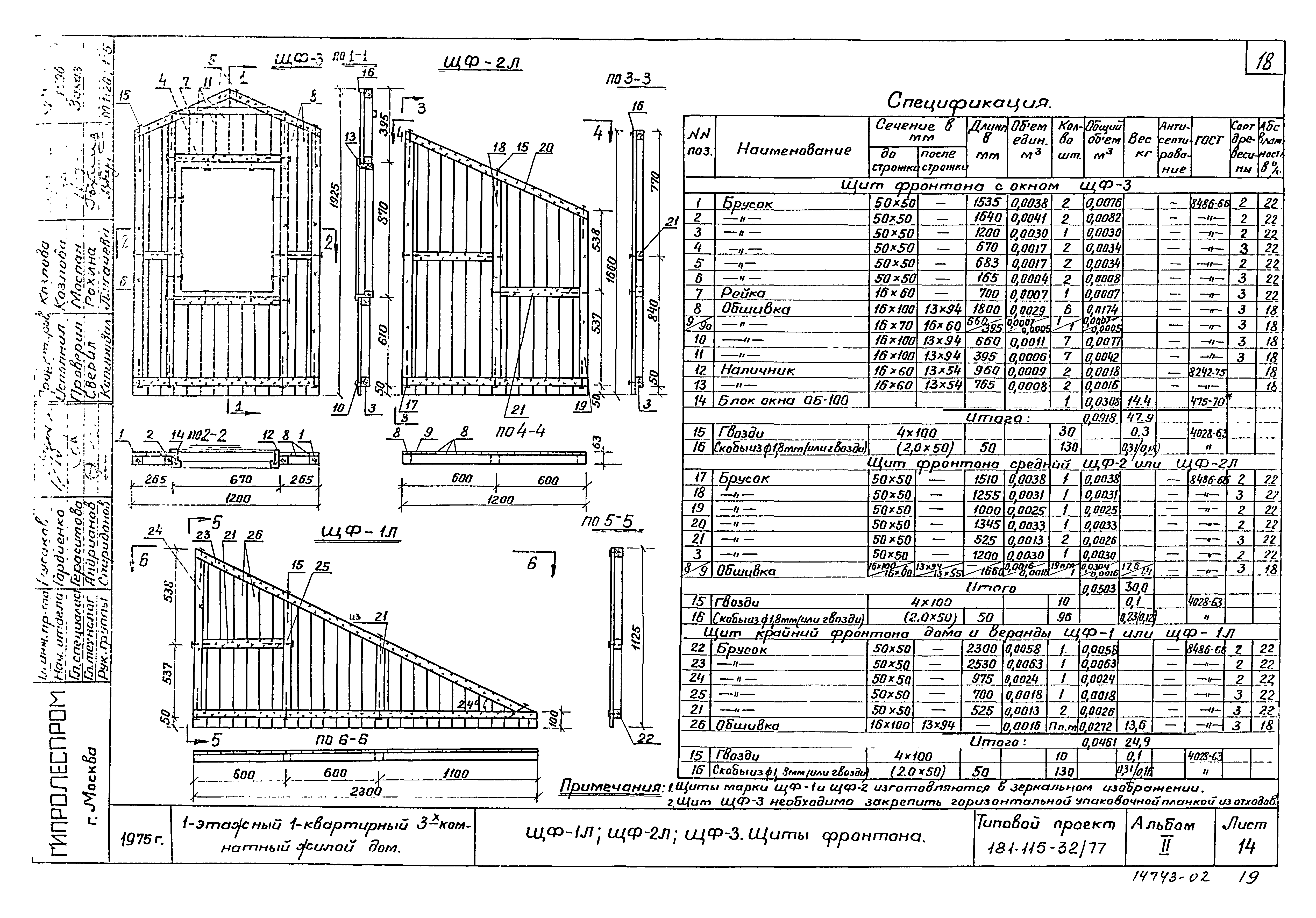 Типовой проект 181-115-32/77