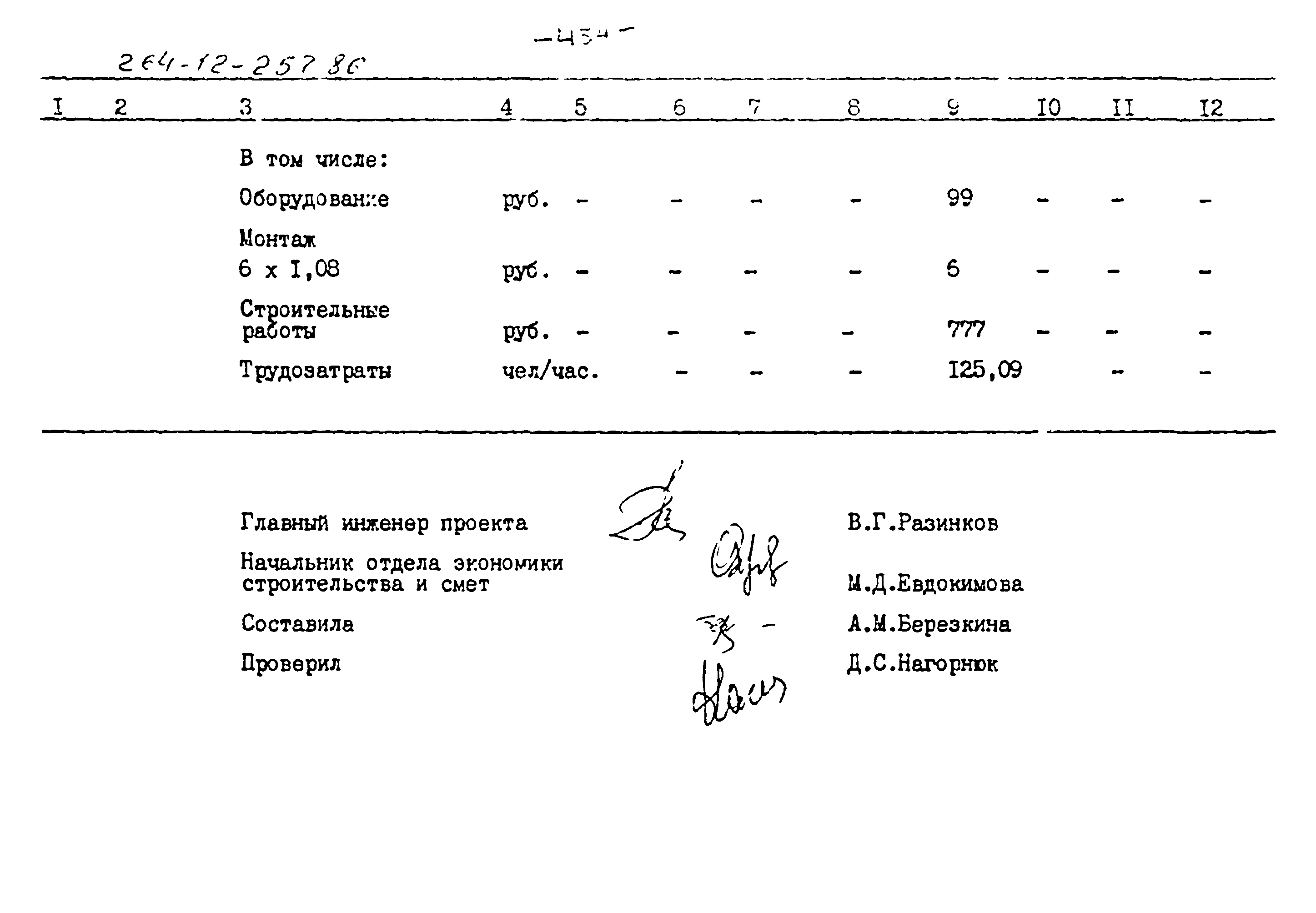 Типовой проект 264-12-257.86