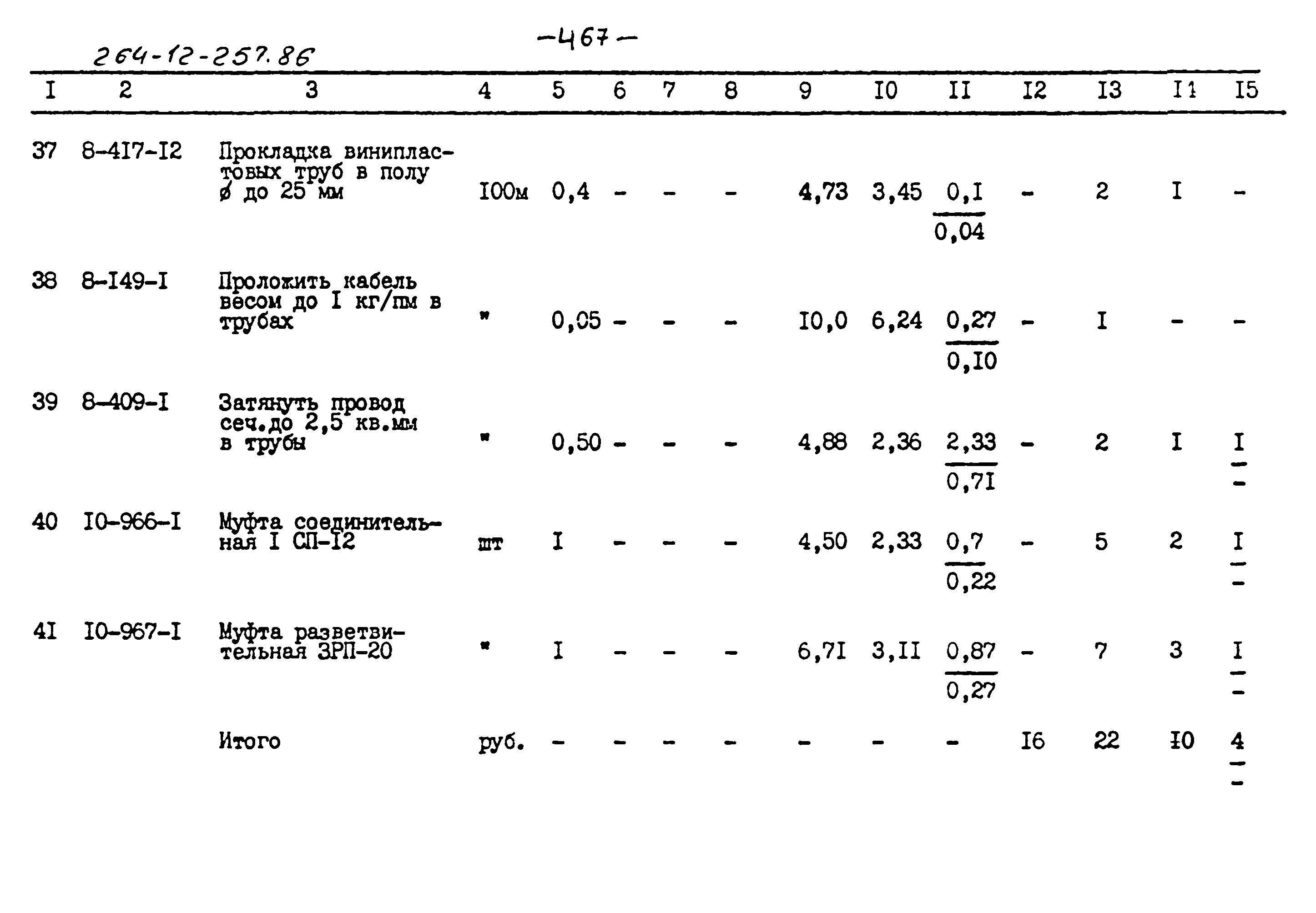 Типовой проект 264-12-257.86