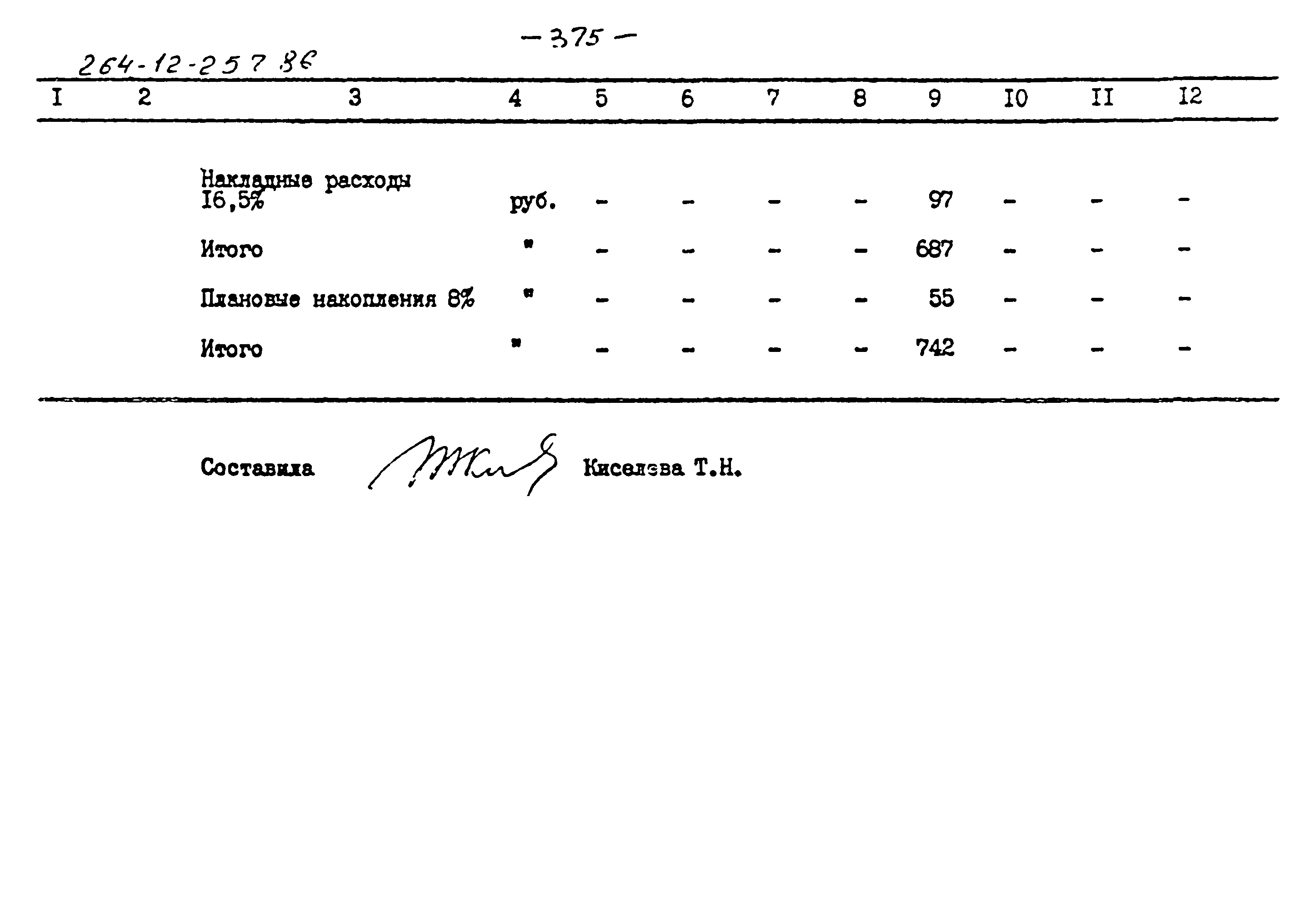 Типовой проект 264-12-257.86