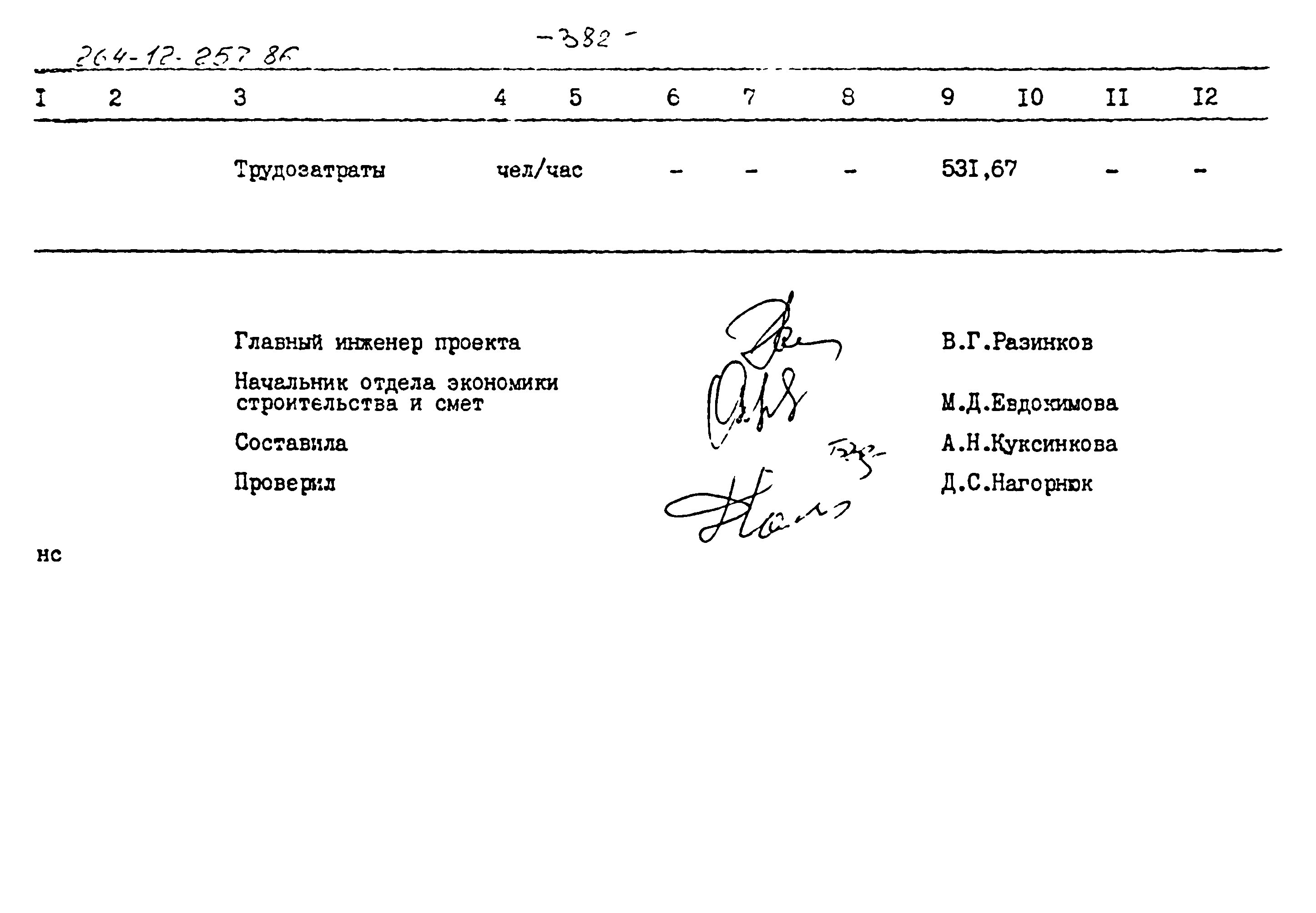 Типовой проект 264-12-257.86