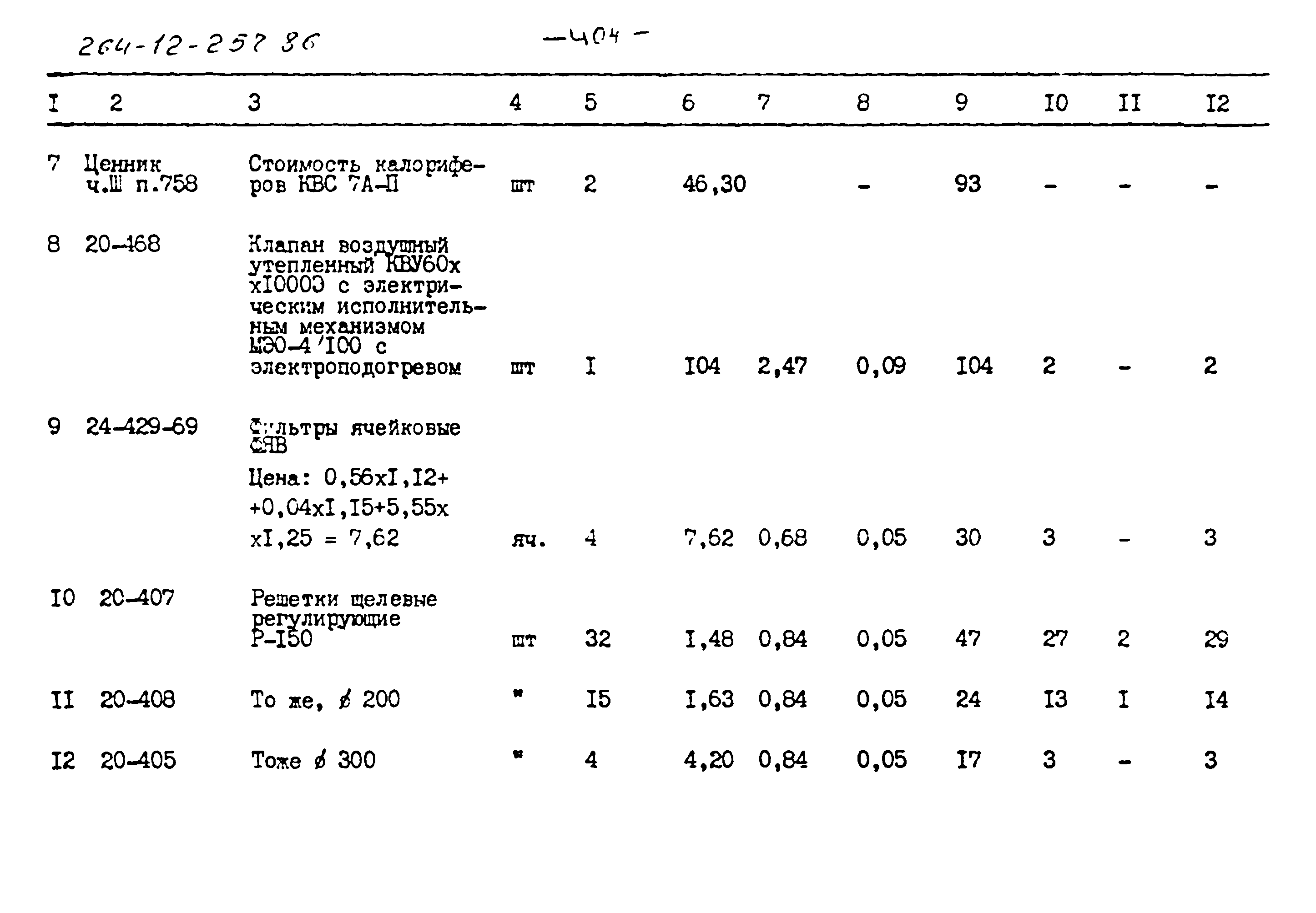 Типовой проект 264-12-257.86