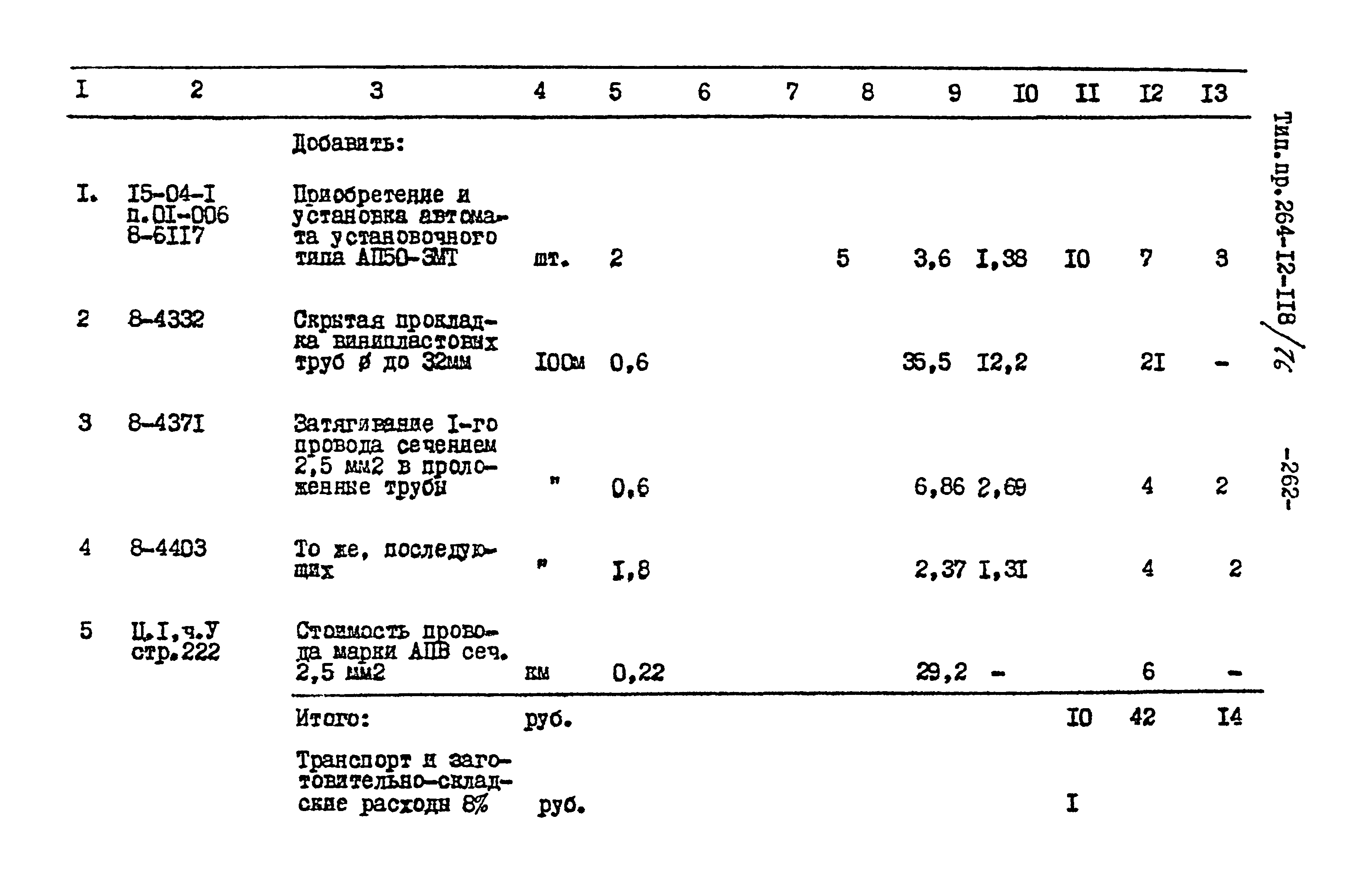 Типовой проект 264-12-118/76