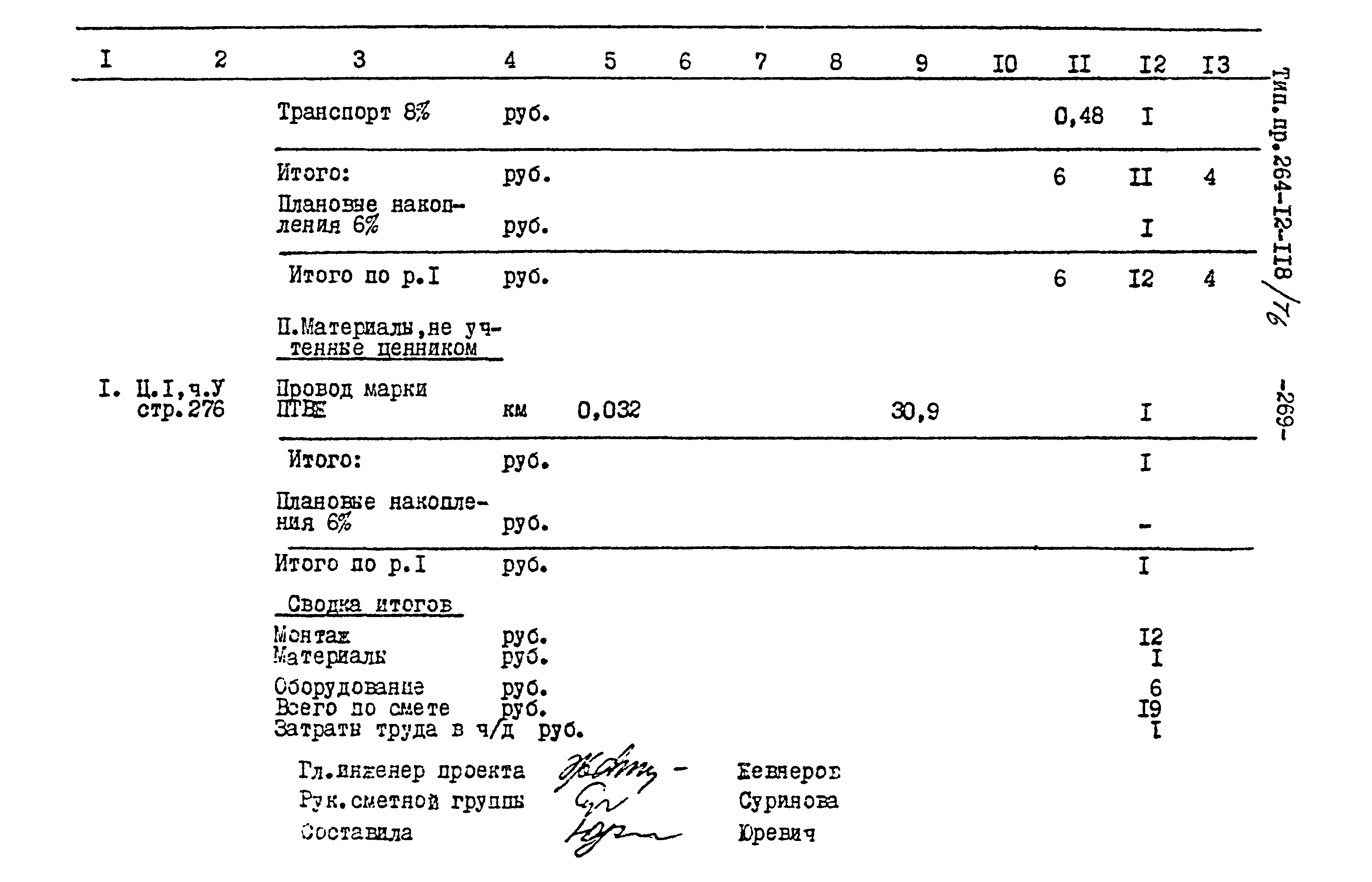 Типовой проект 264-12-118/76