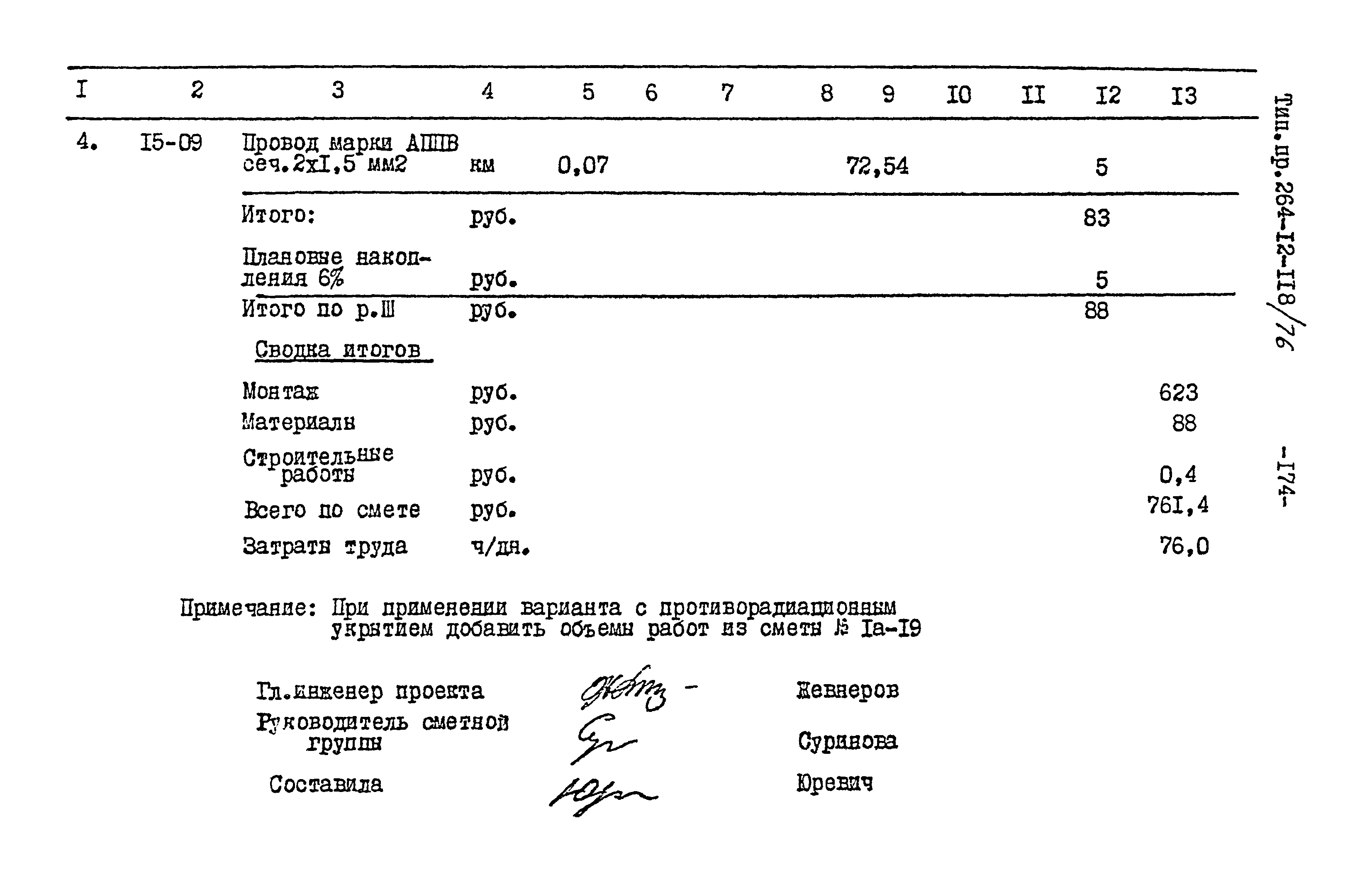 Типовой проект 264-12-118/76