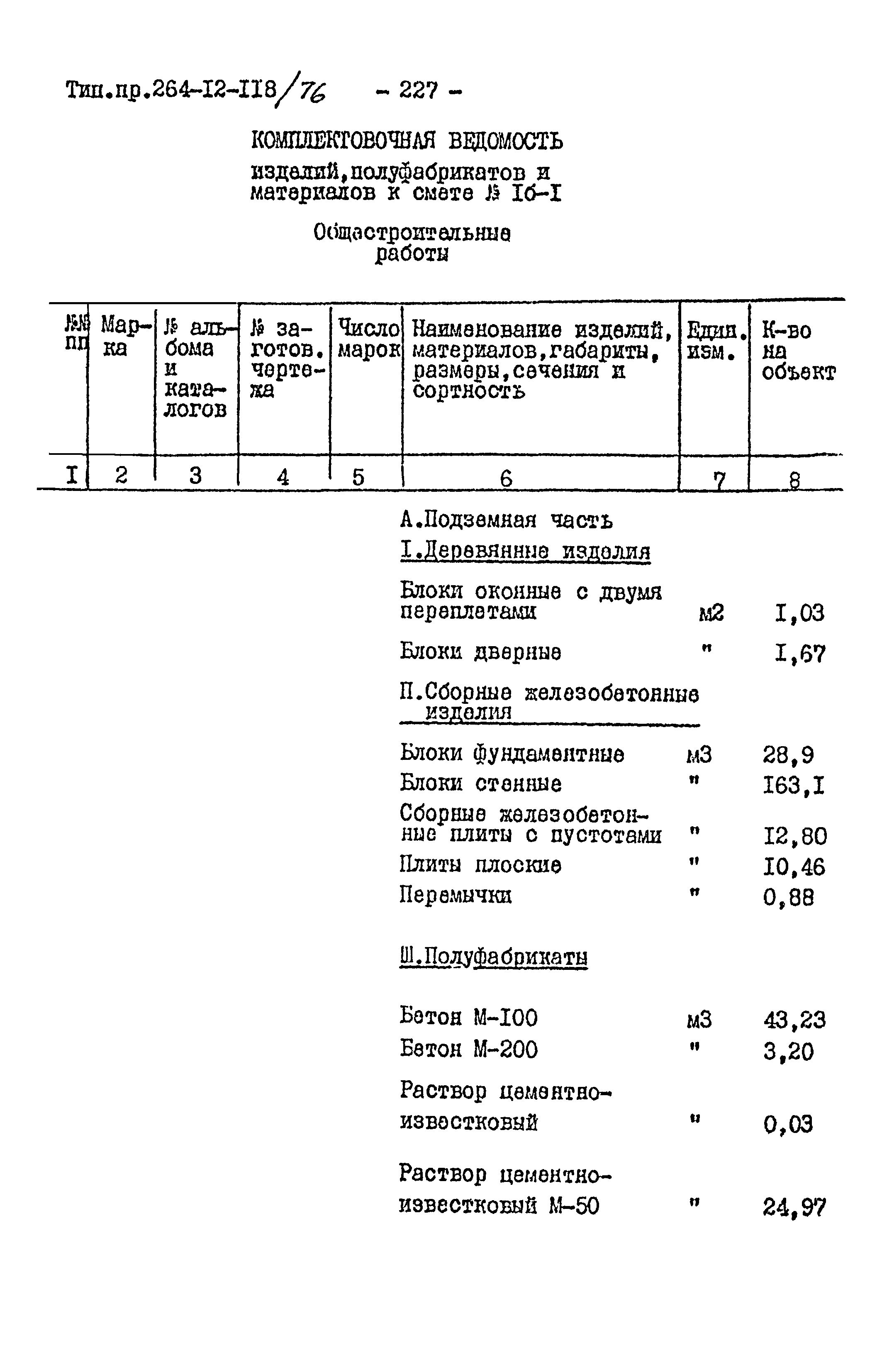 Типовой проект 264-12-118/76