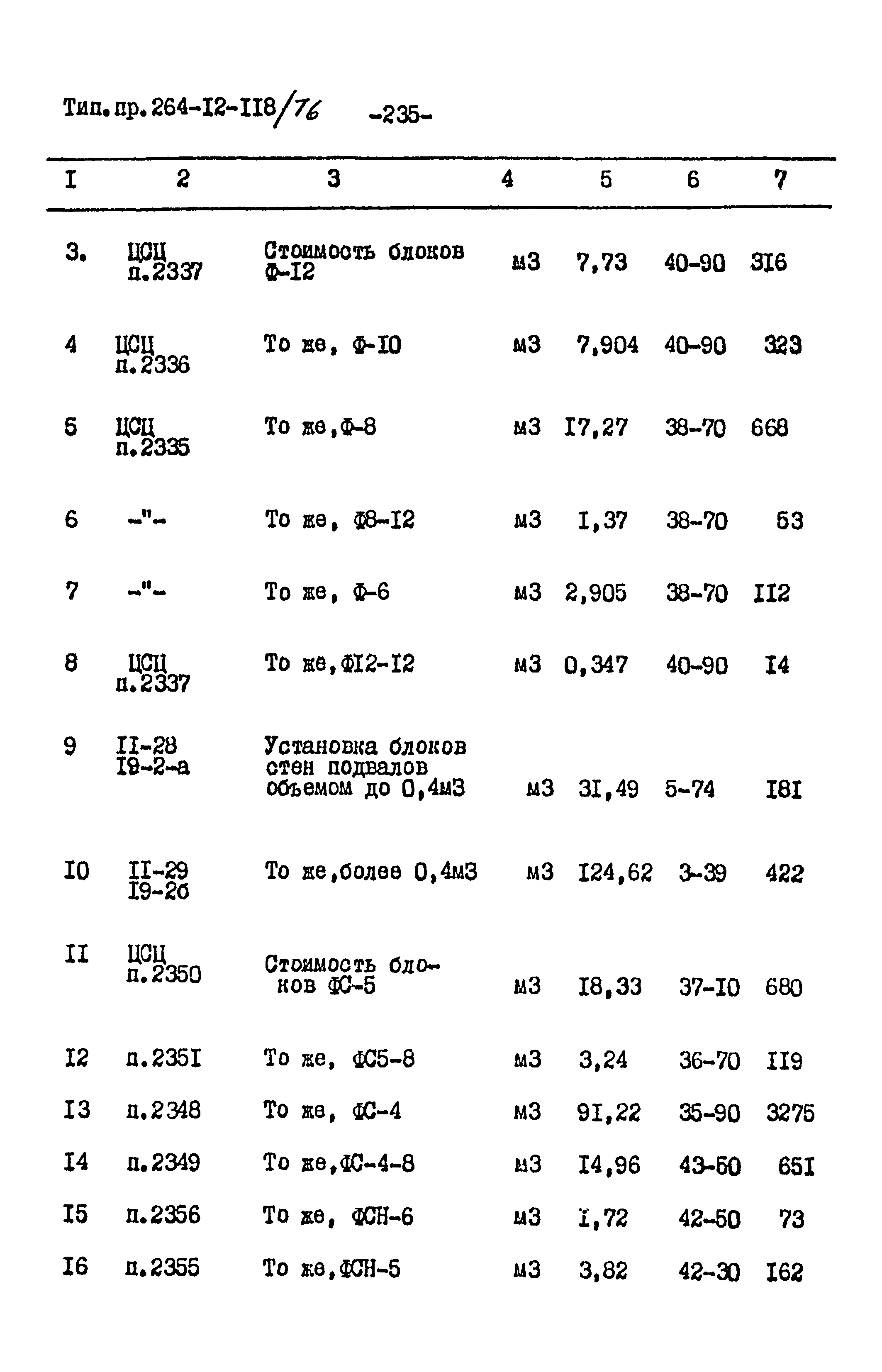 Типовой проект 264-12-118/76