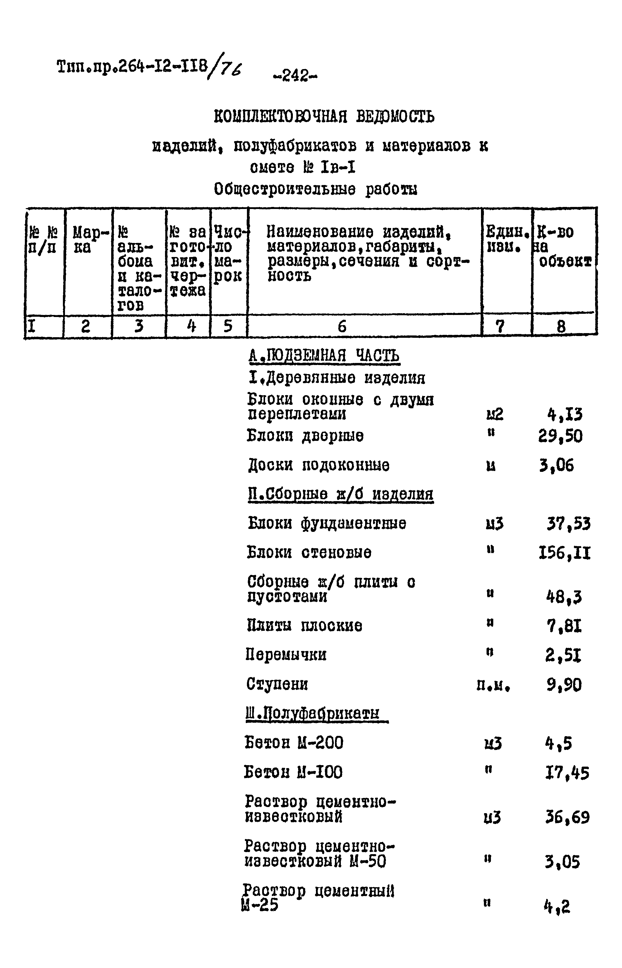 Типовой проект 264-12-118/76