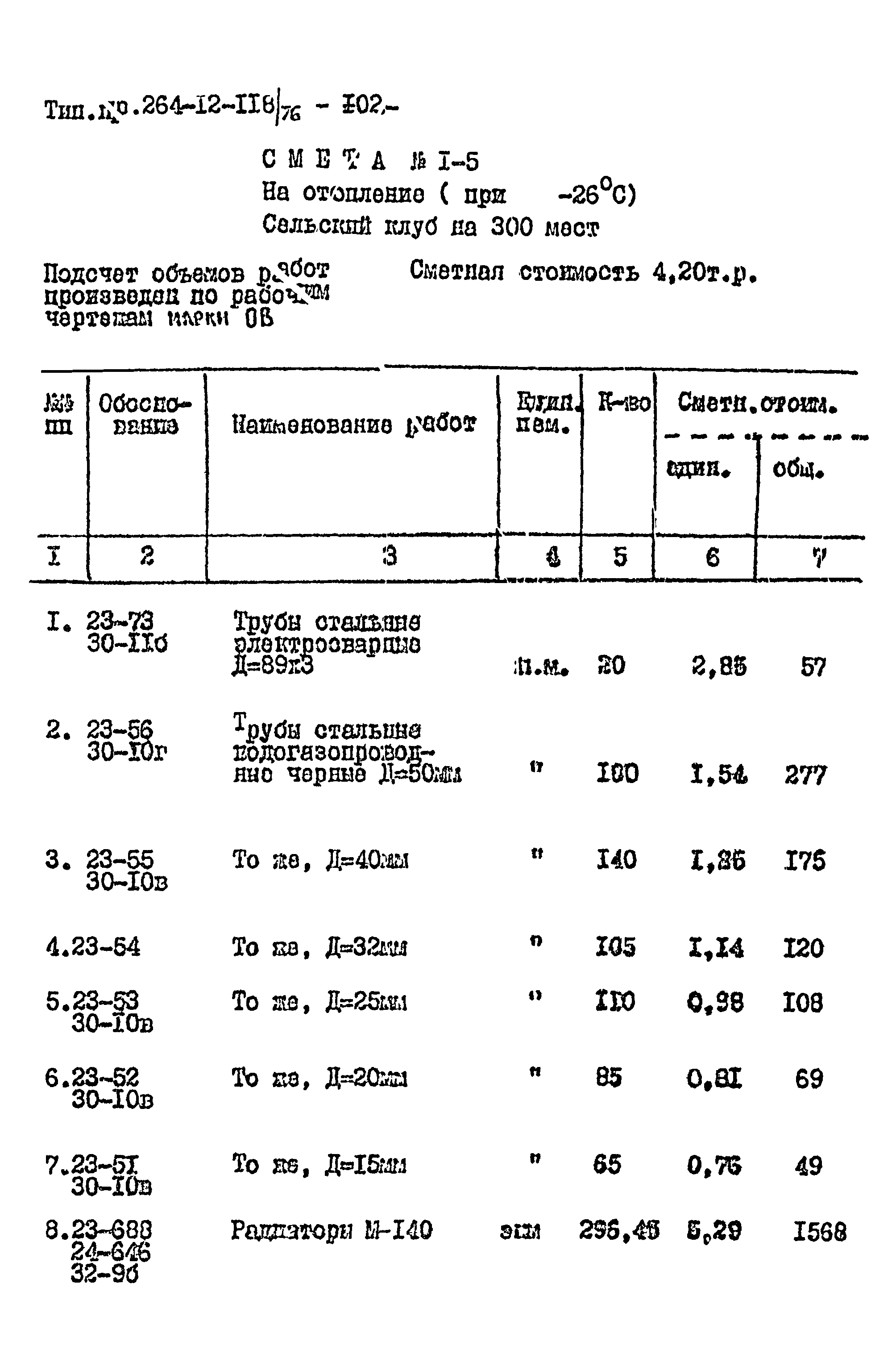 Типовой проект 264-12-118/76