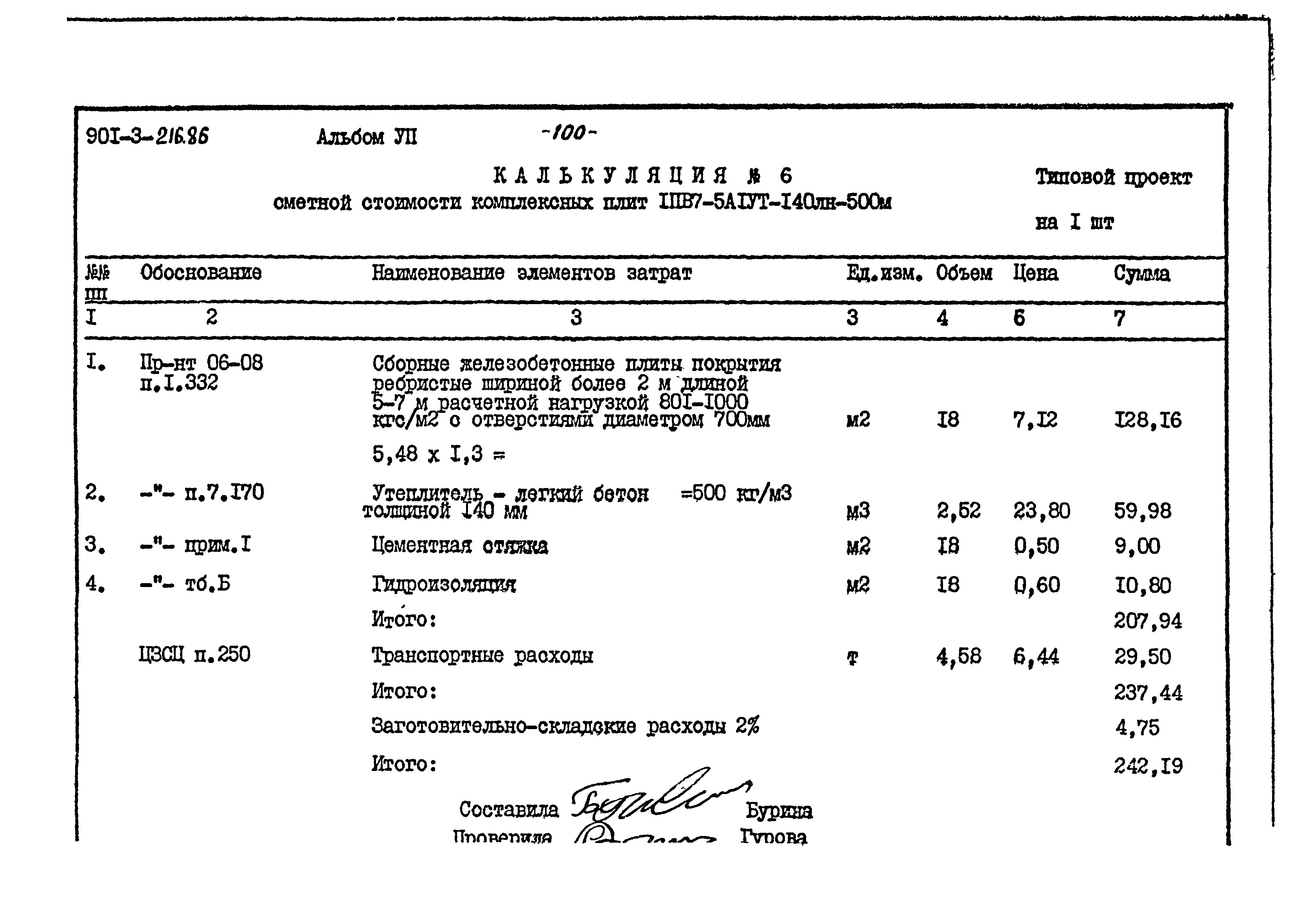 Типовой проект 901-3-216.86