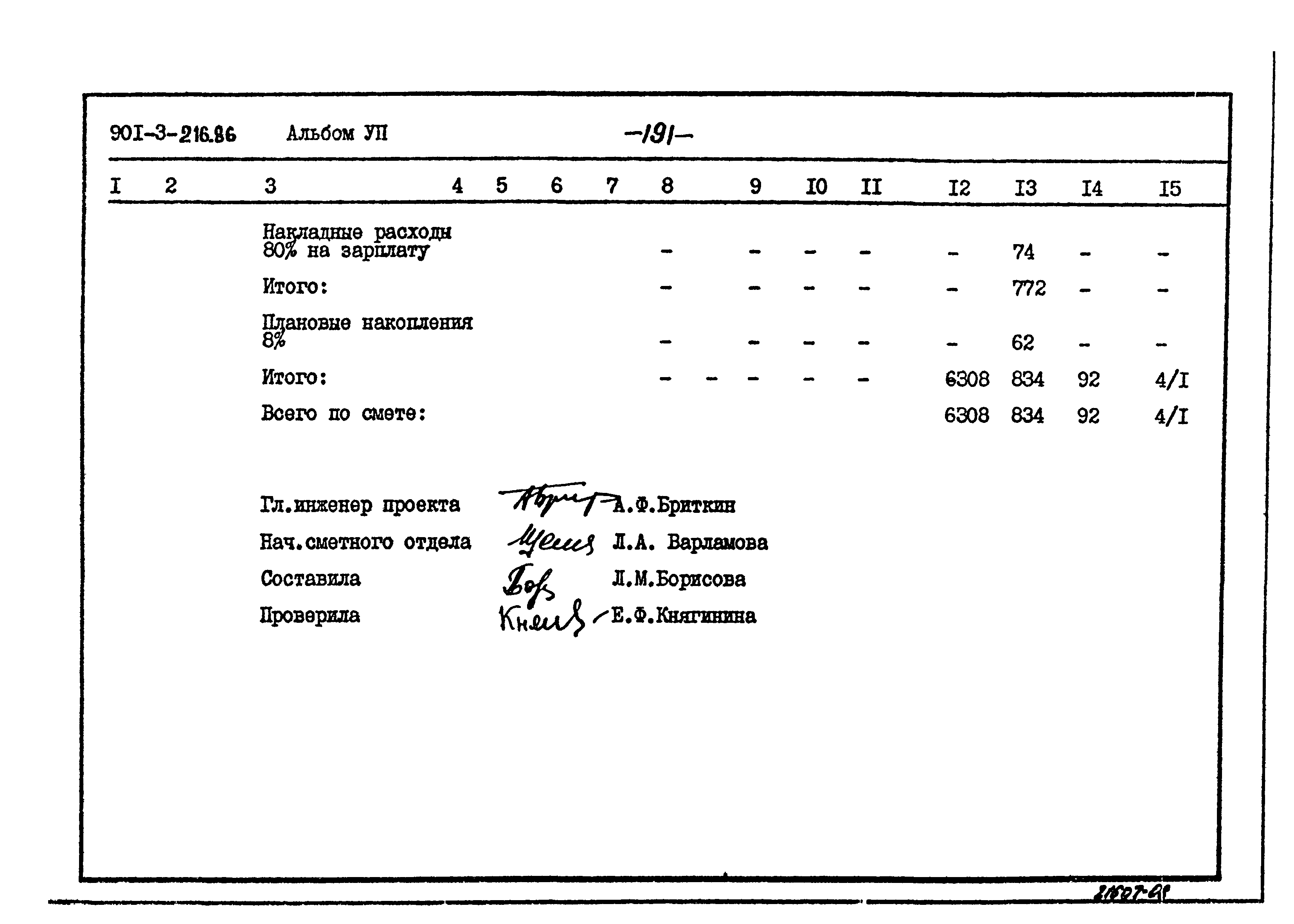 Типовой проект 901-3-216.86