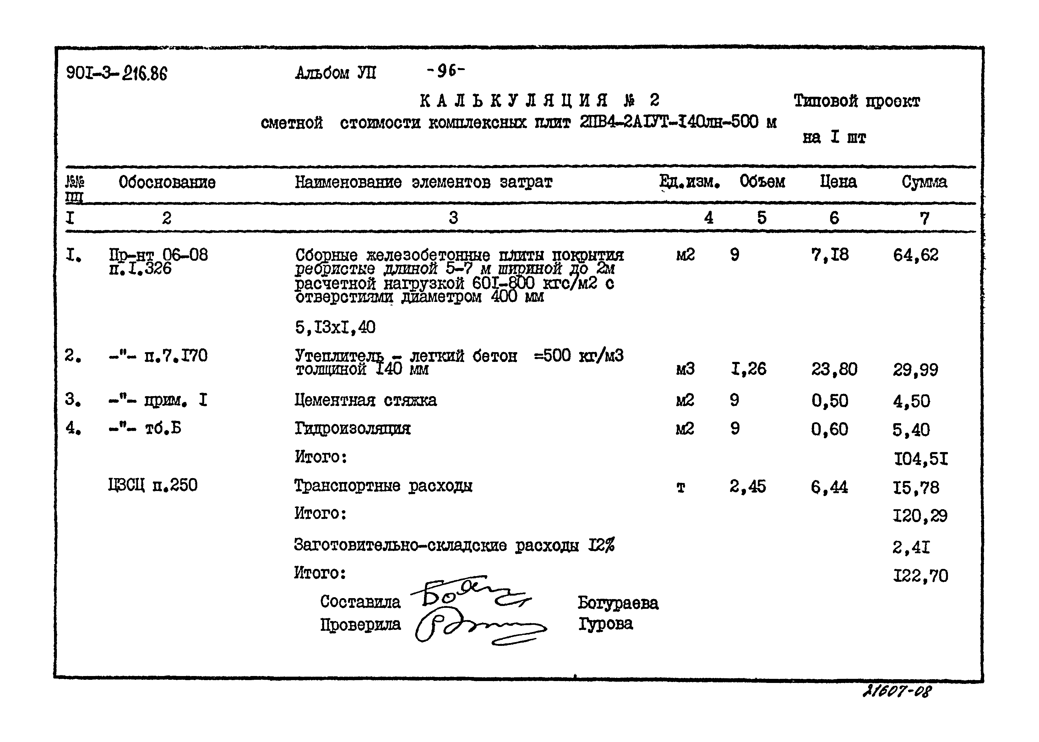 Типовой проект 901-3-216.86