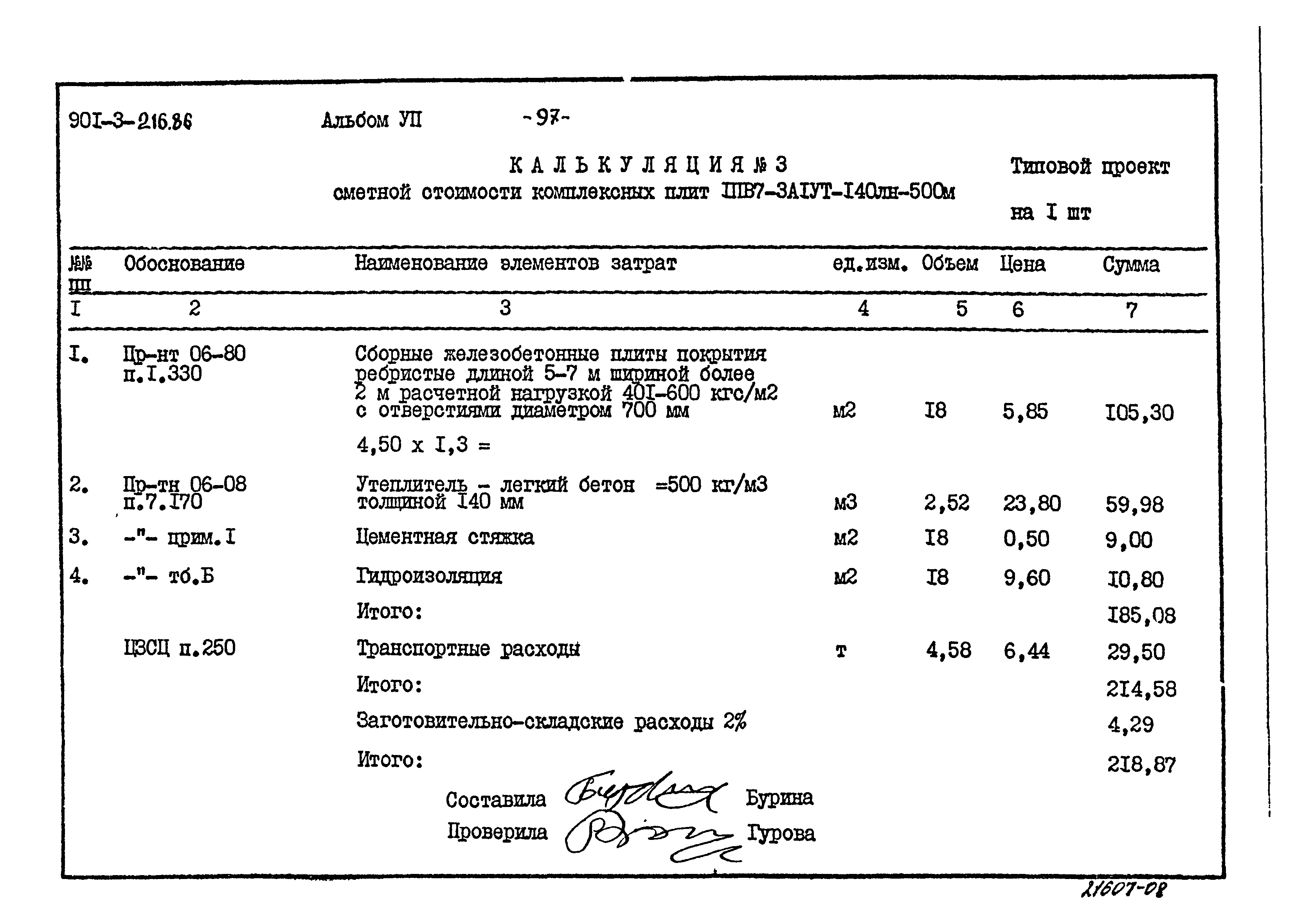 Типовой проект 901-3-216.86