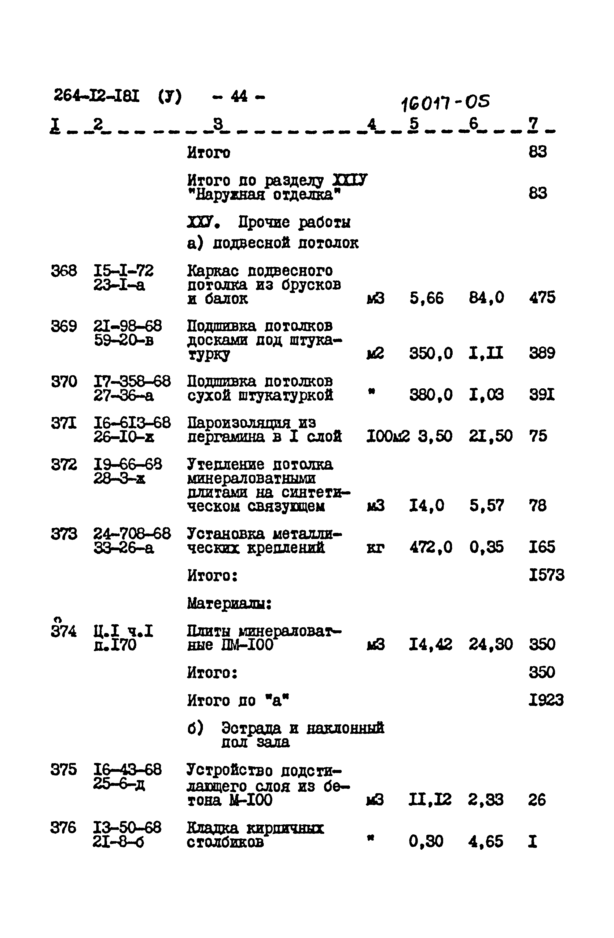 Типовой проект 264-12-181