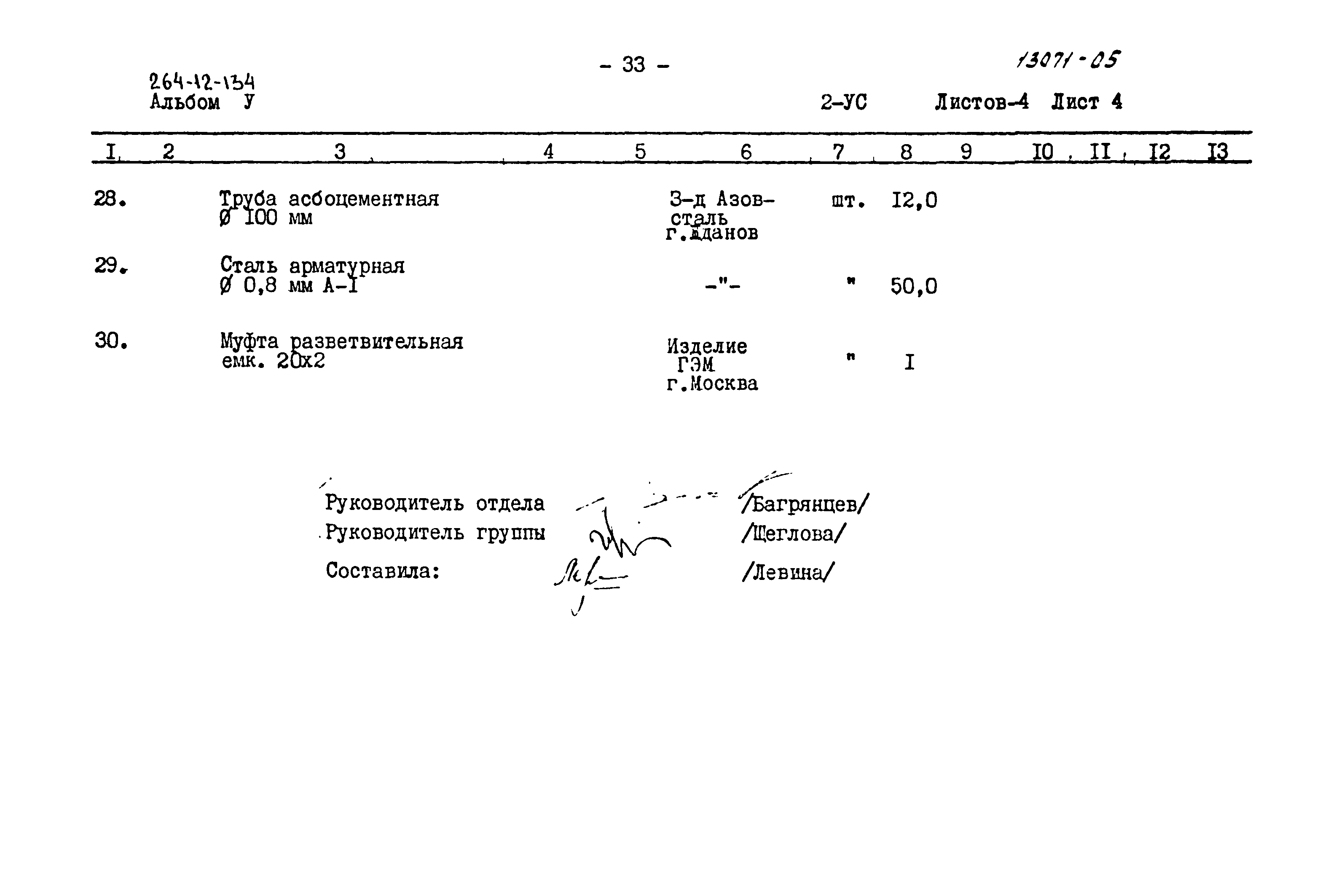 Типовой проект 264-12-134