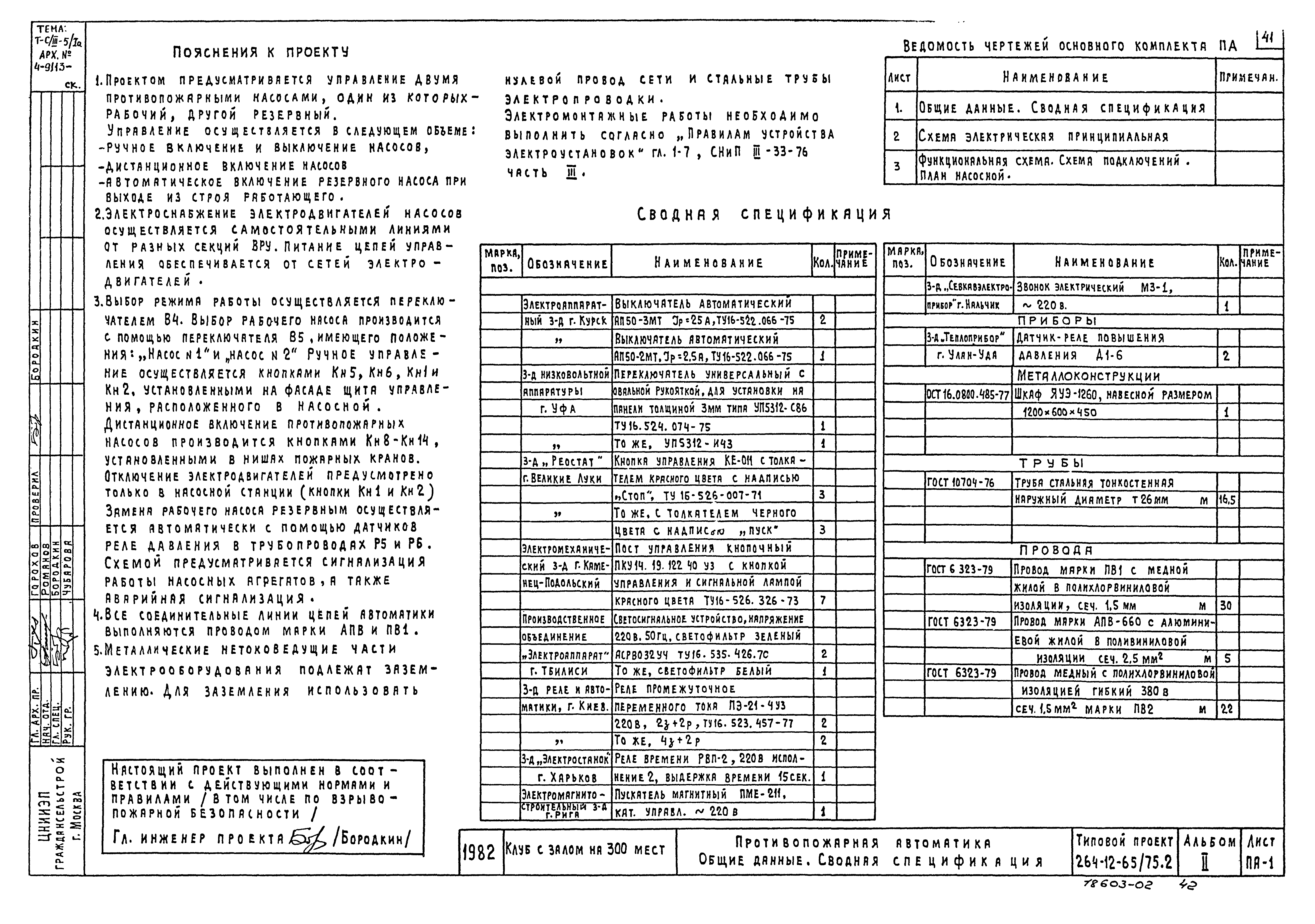 Типовой проект 264-12-65/75.2