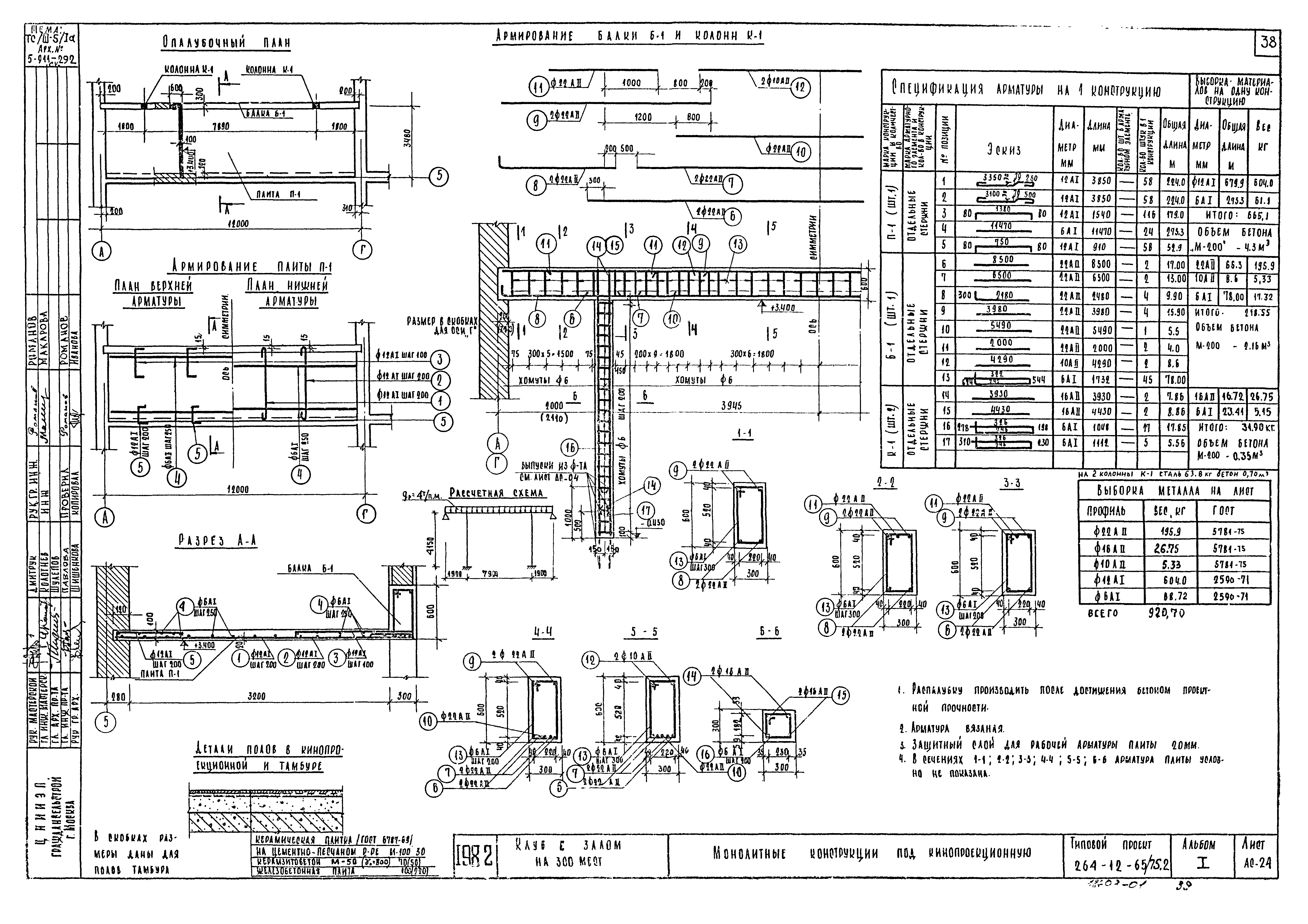 Типовой проект 264-12-65/75.2