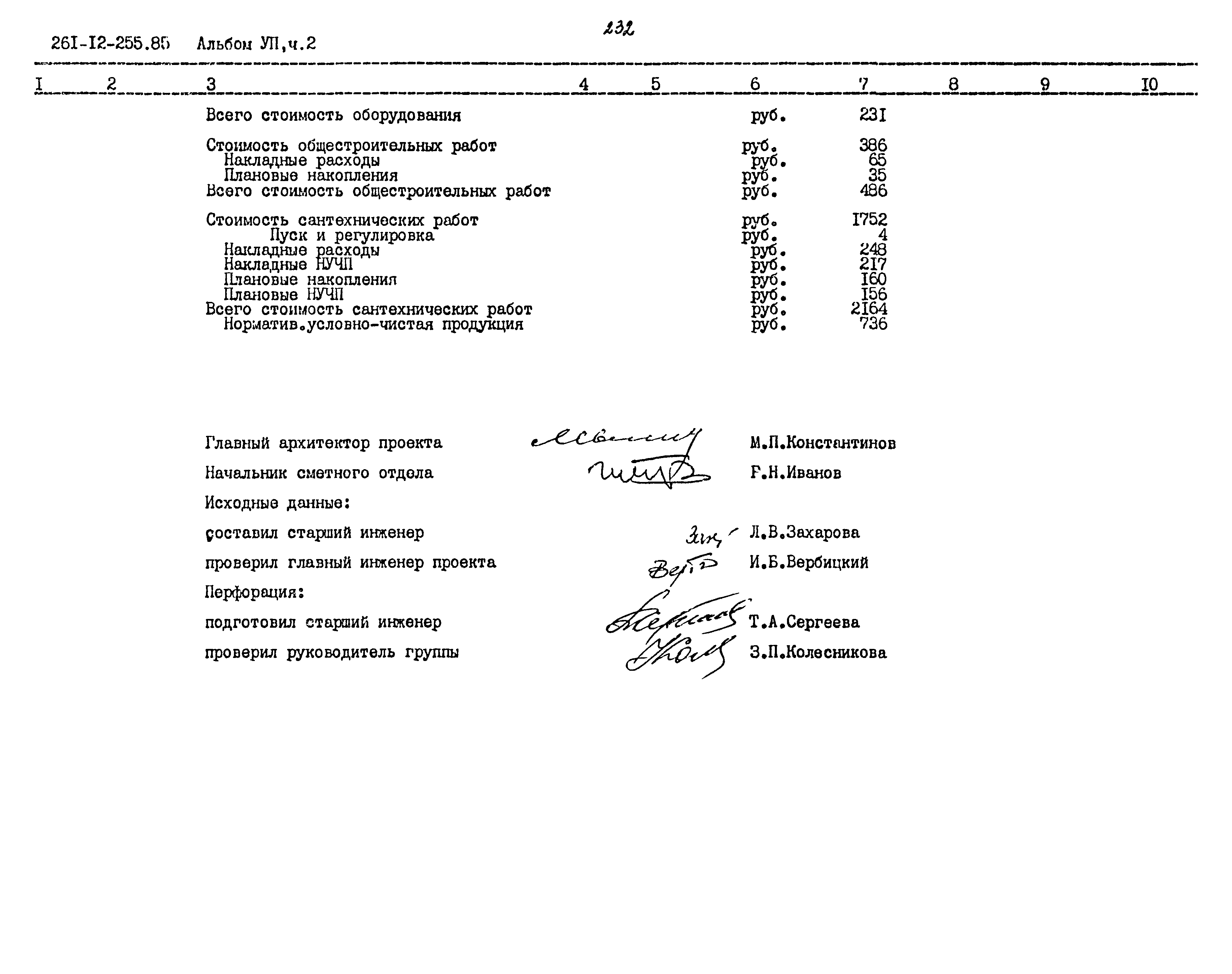 Типовой проект 261-12-255.85