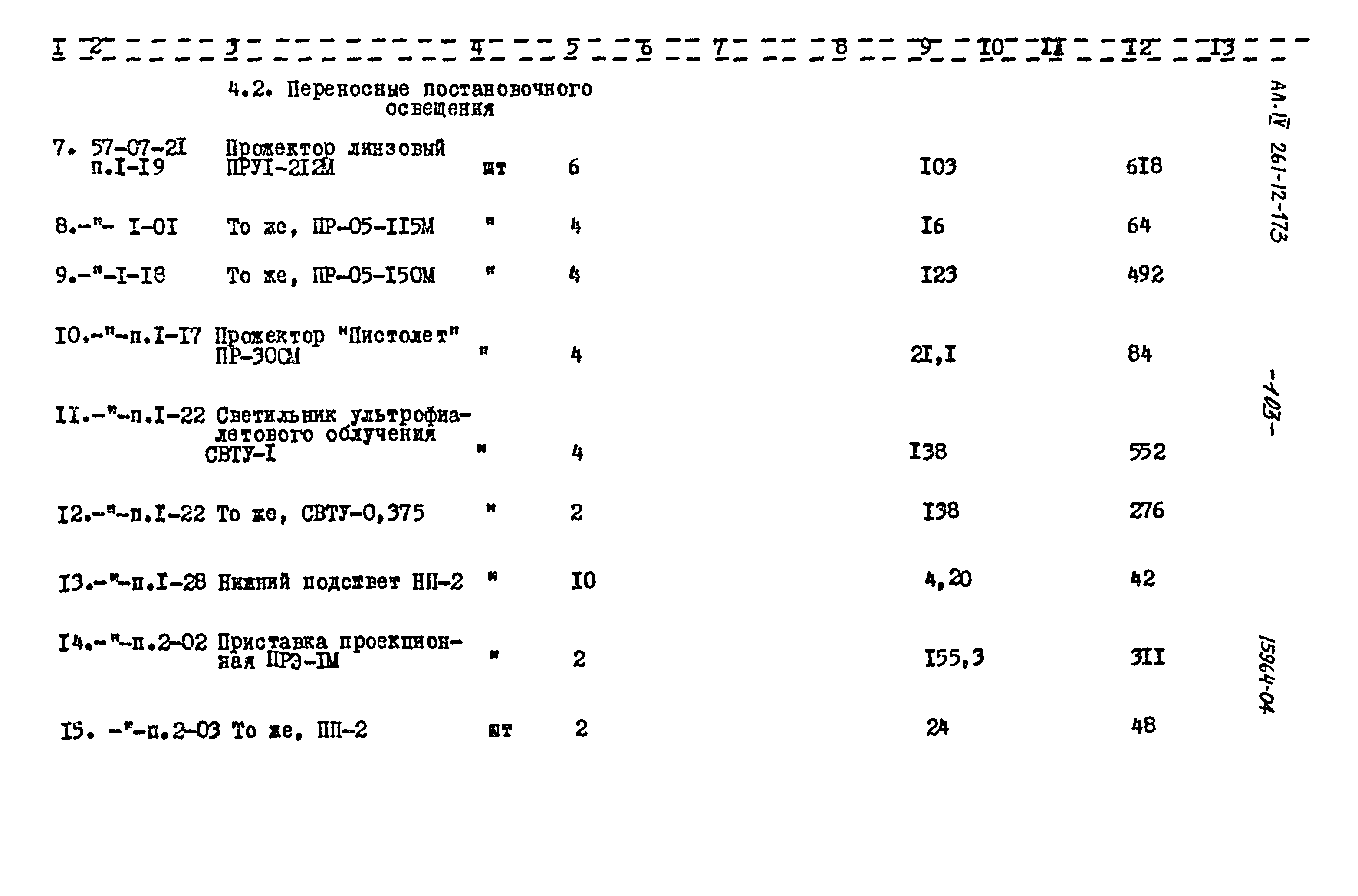 Типовой проект 261-12-173