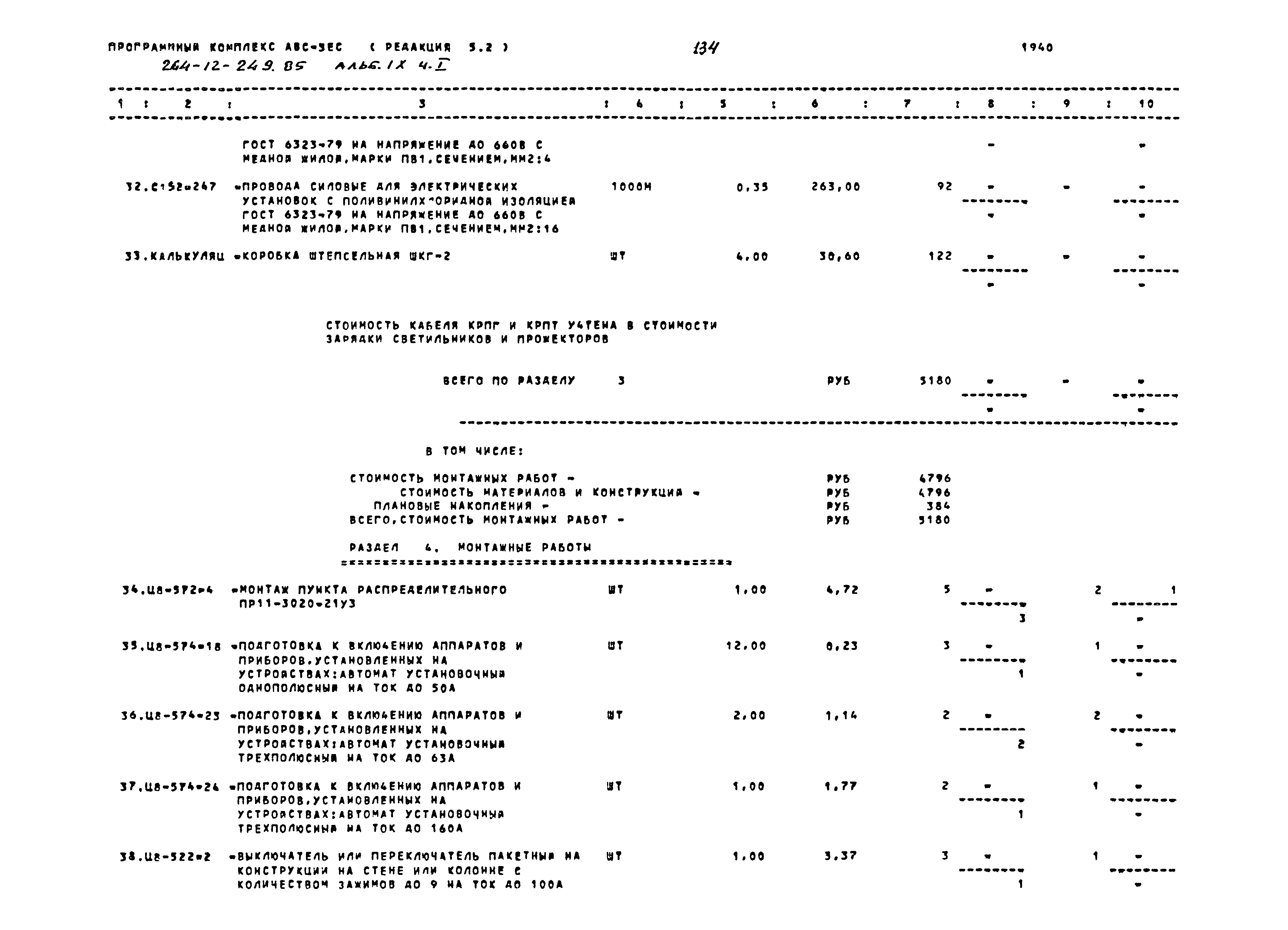 Типовой проект 264-12-249.85