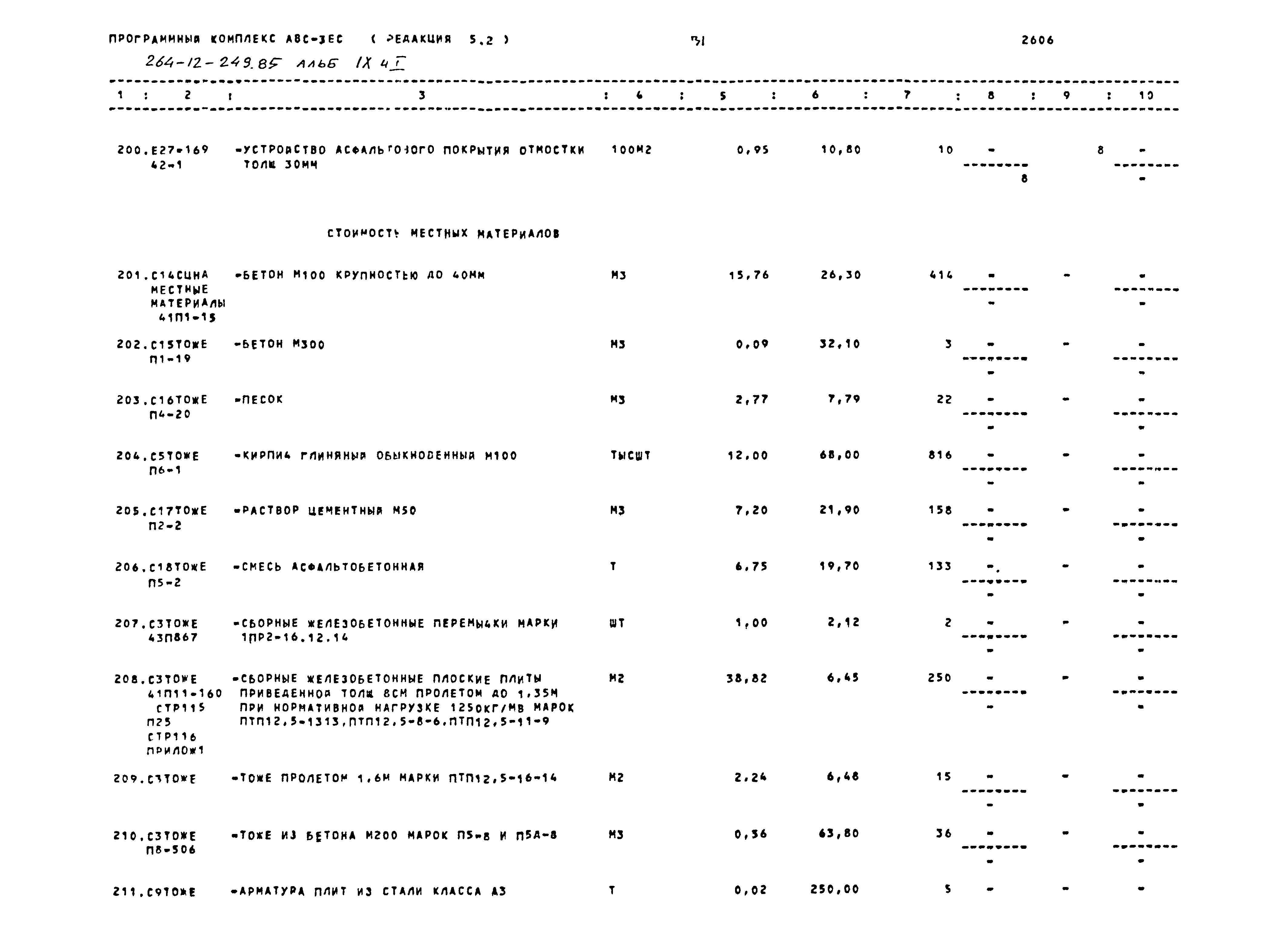 Типовой проект 264-12-249.85