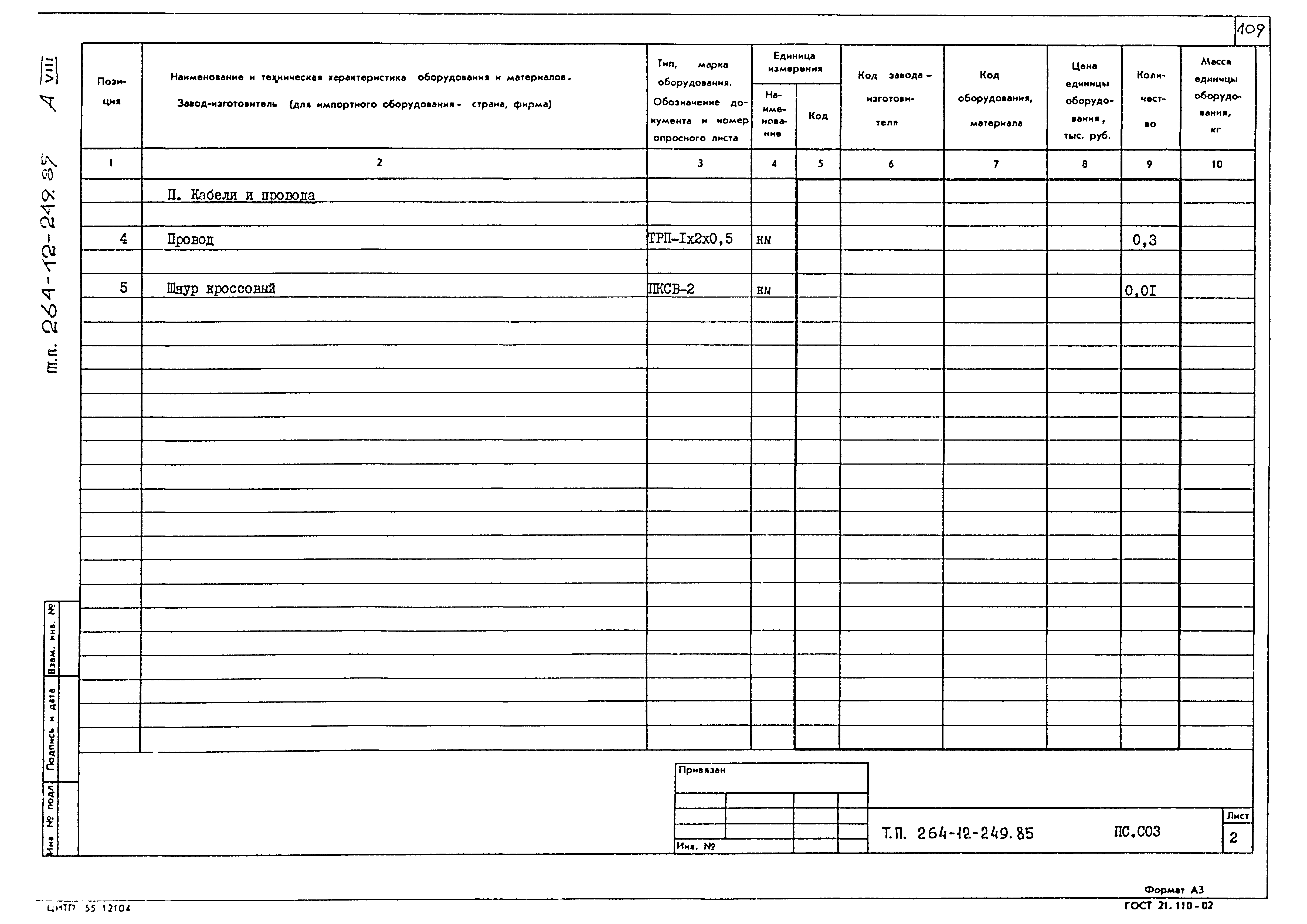 Типовой проект 264-12-249.85