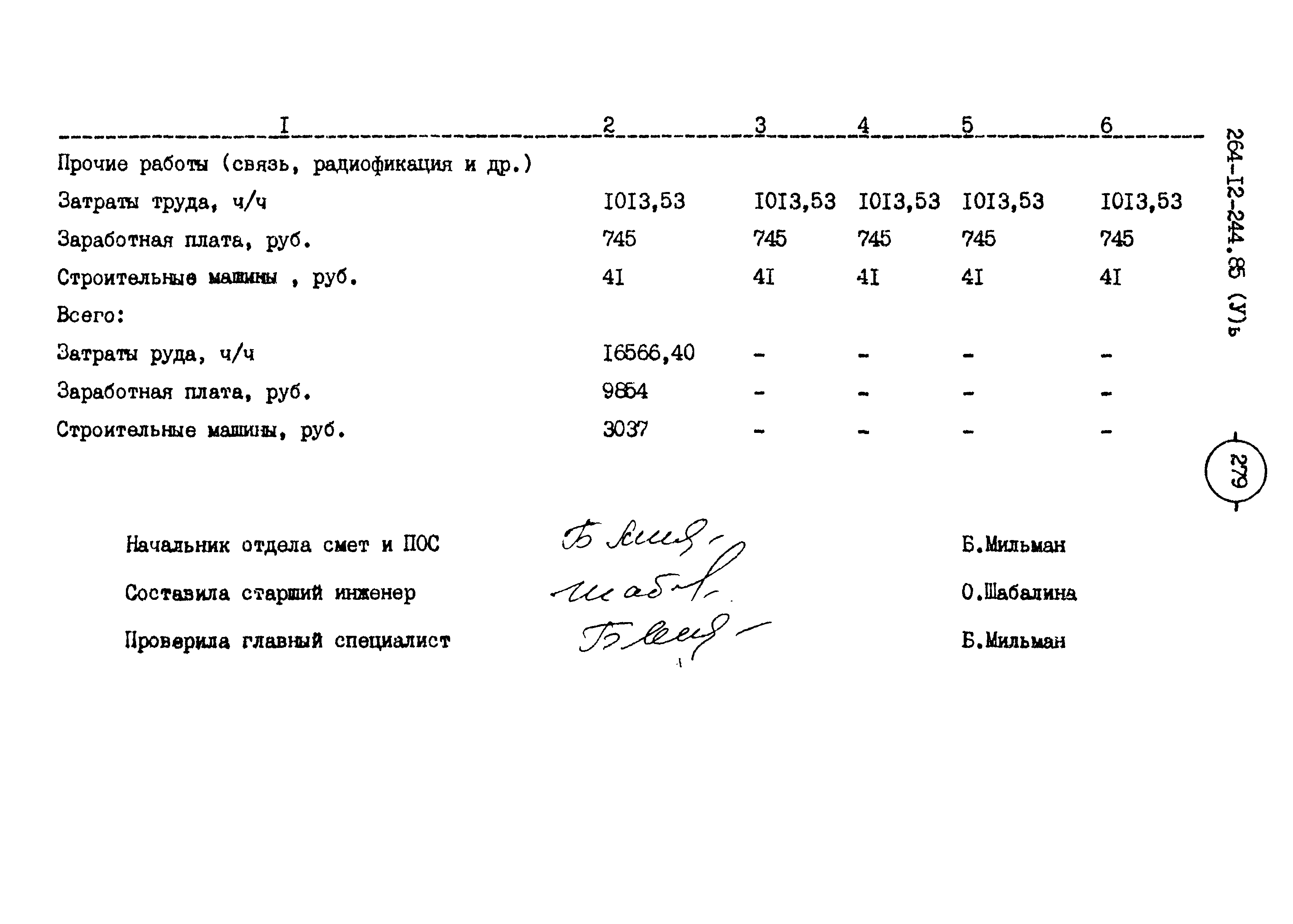 Типовой проект 264-12-244.85