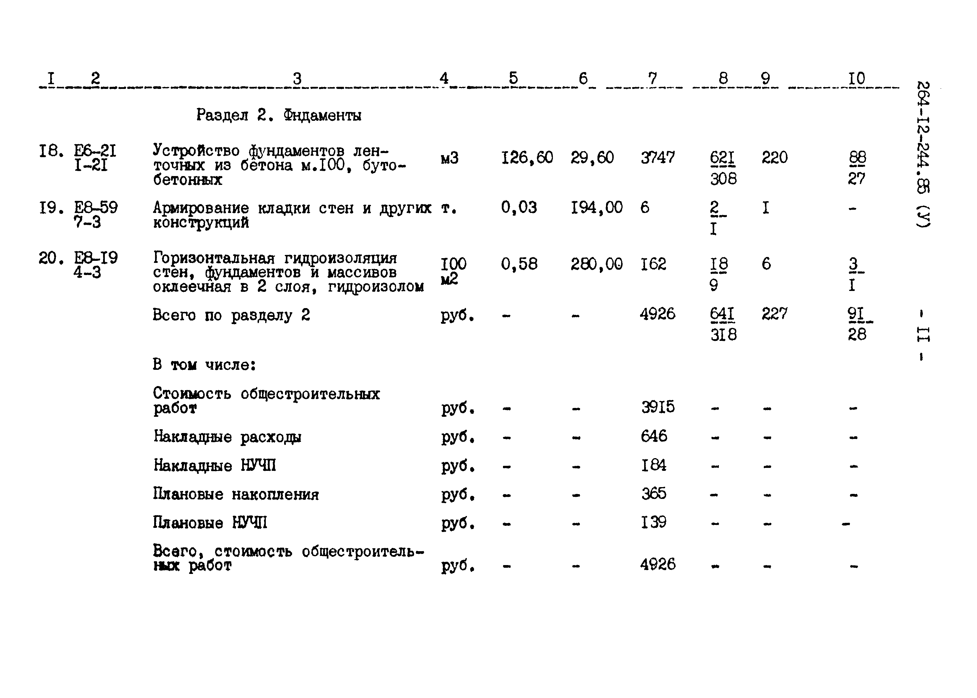 Типовой проект 264-12-244.85