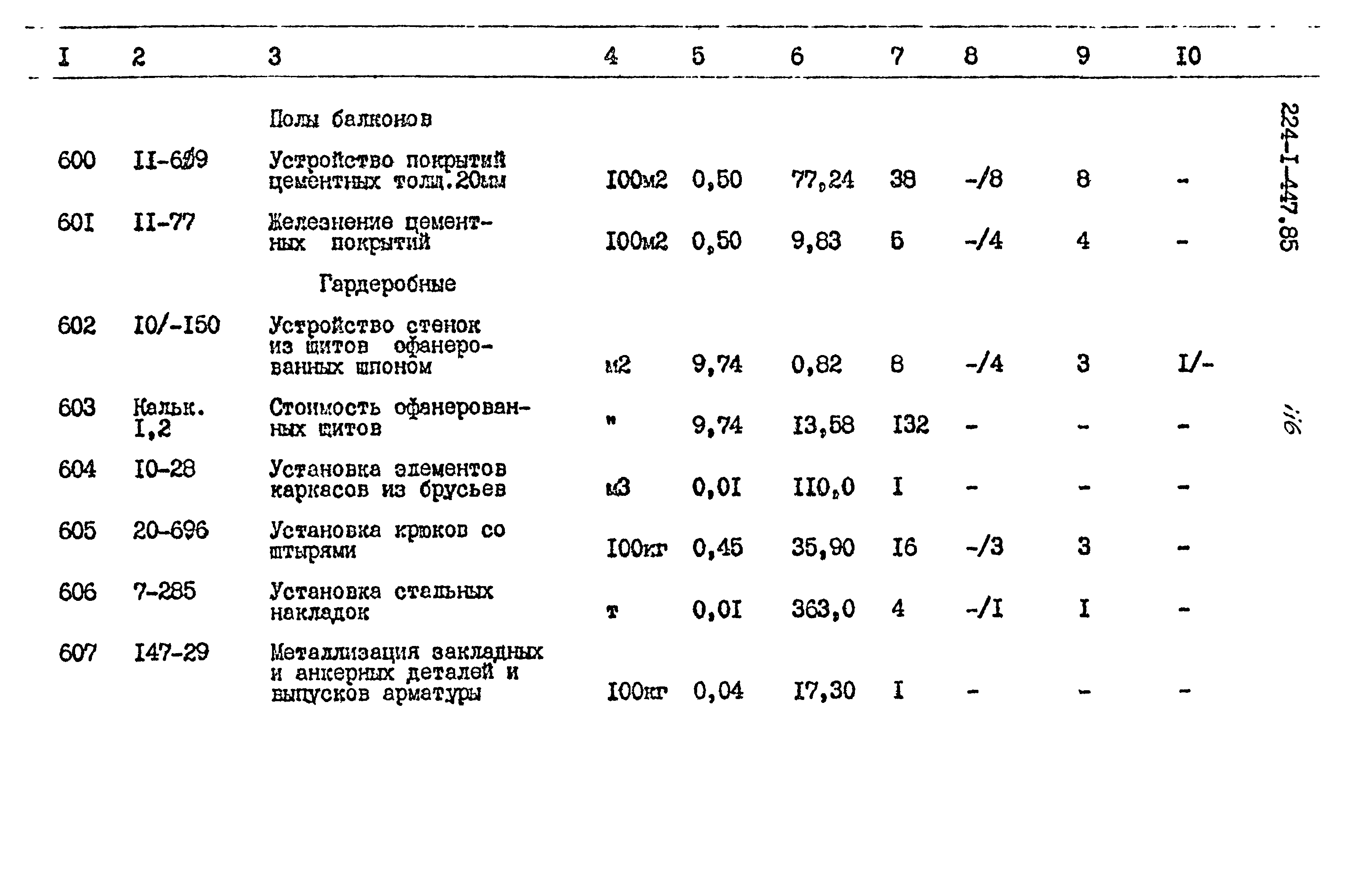 Типовой проект 224-1-447.85