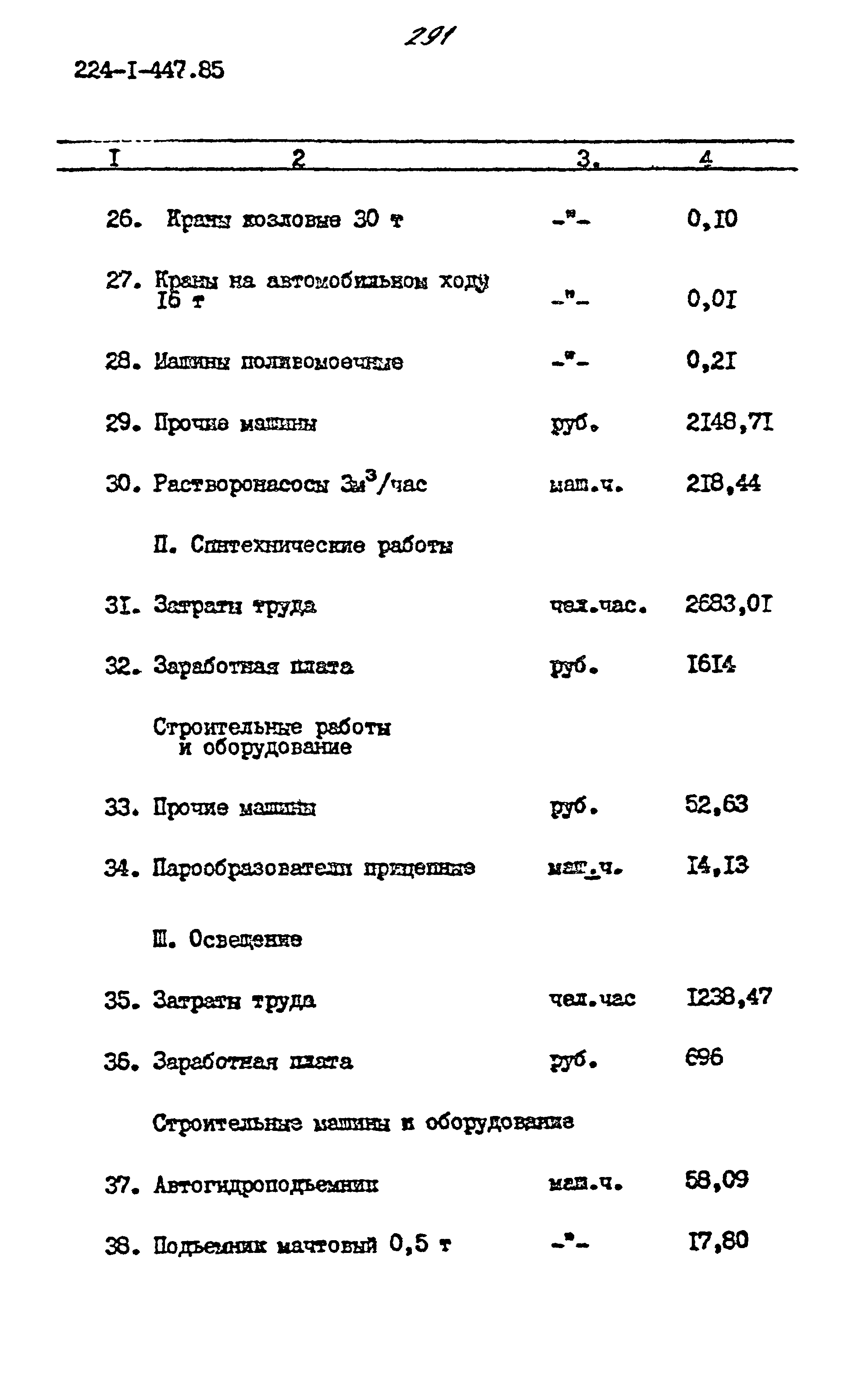 Типовой проект 224-1-447.85