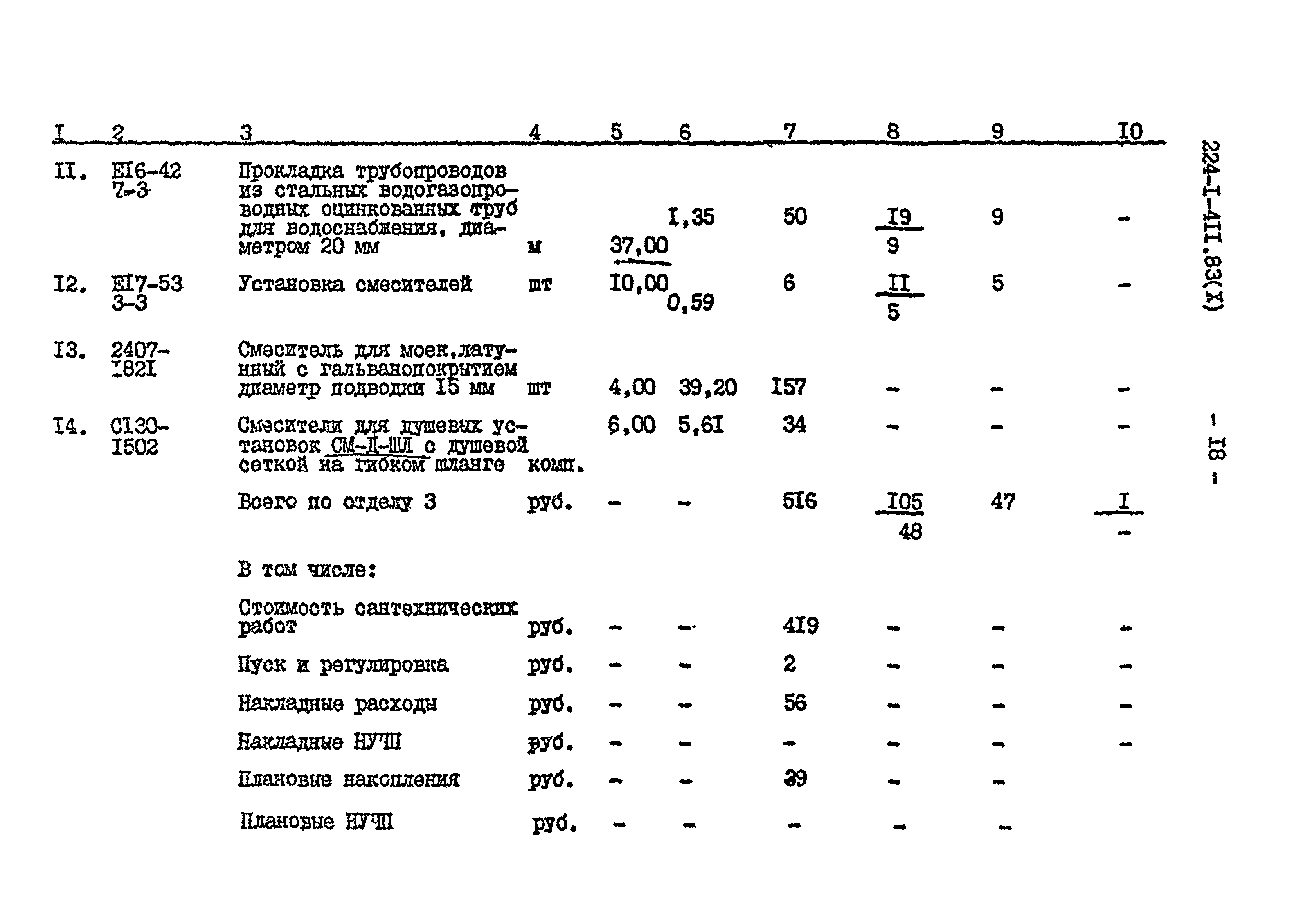 Типовой проект 224-1-411.83