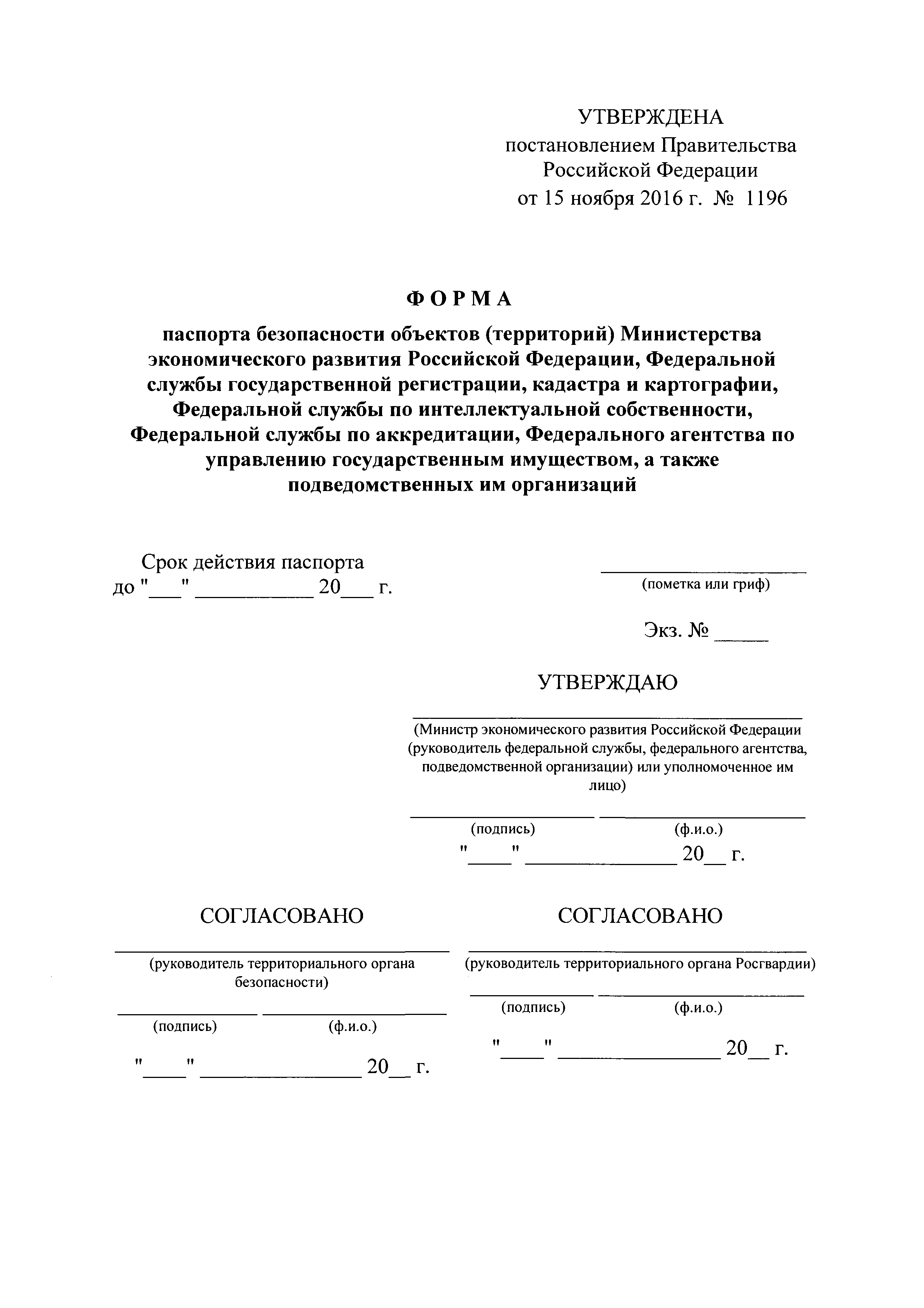 Постановление 1196