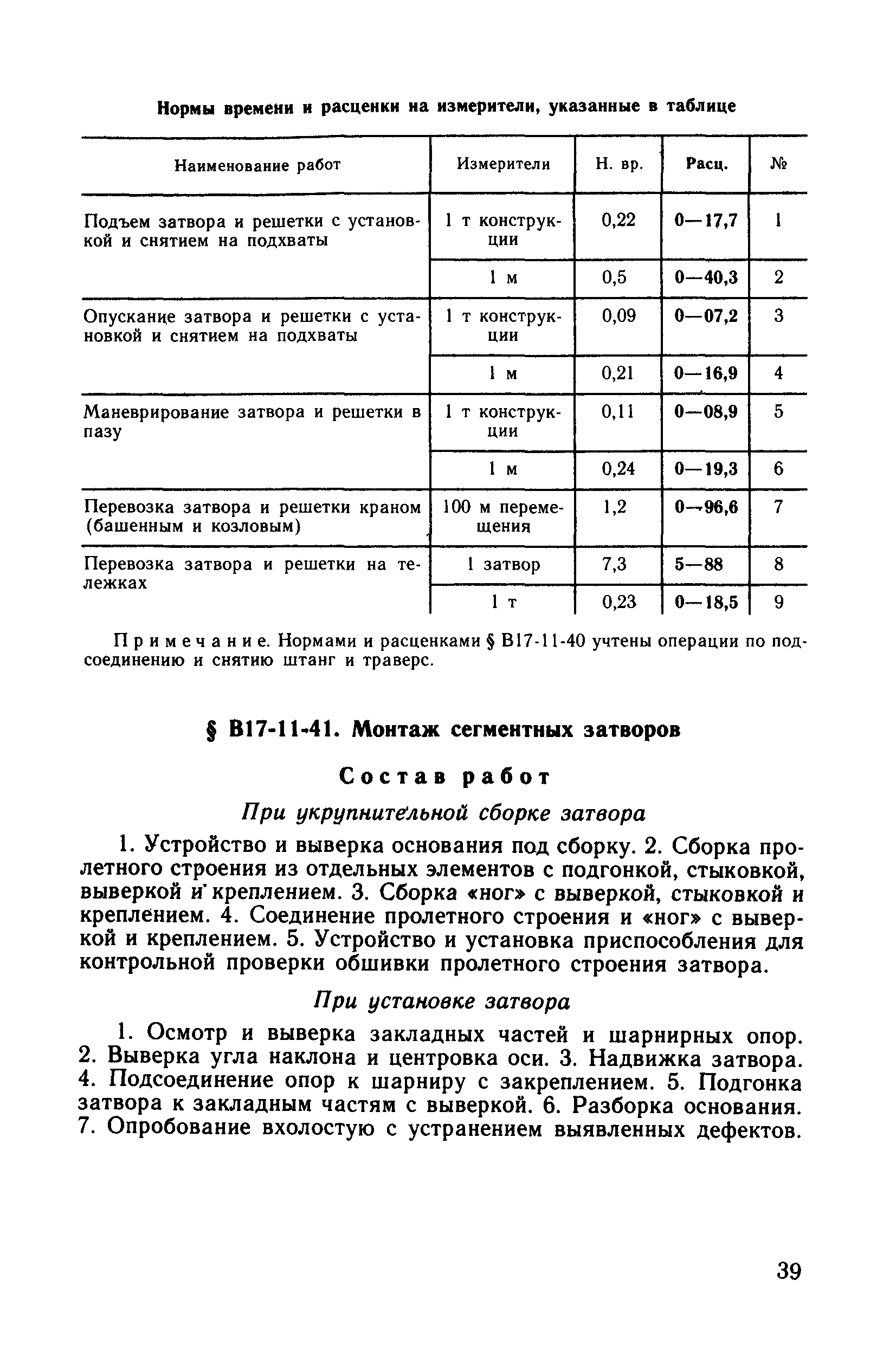 ВНиР В17-11