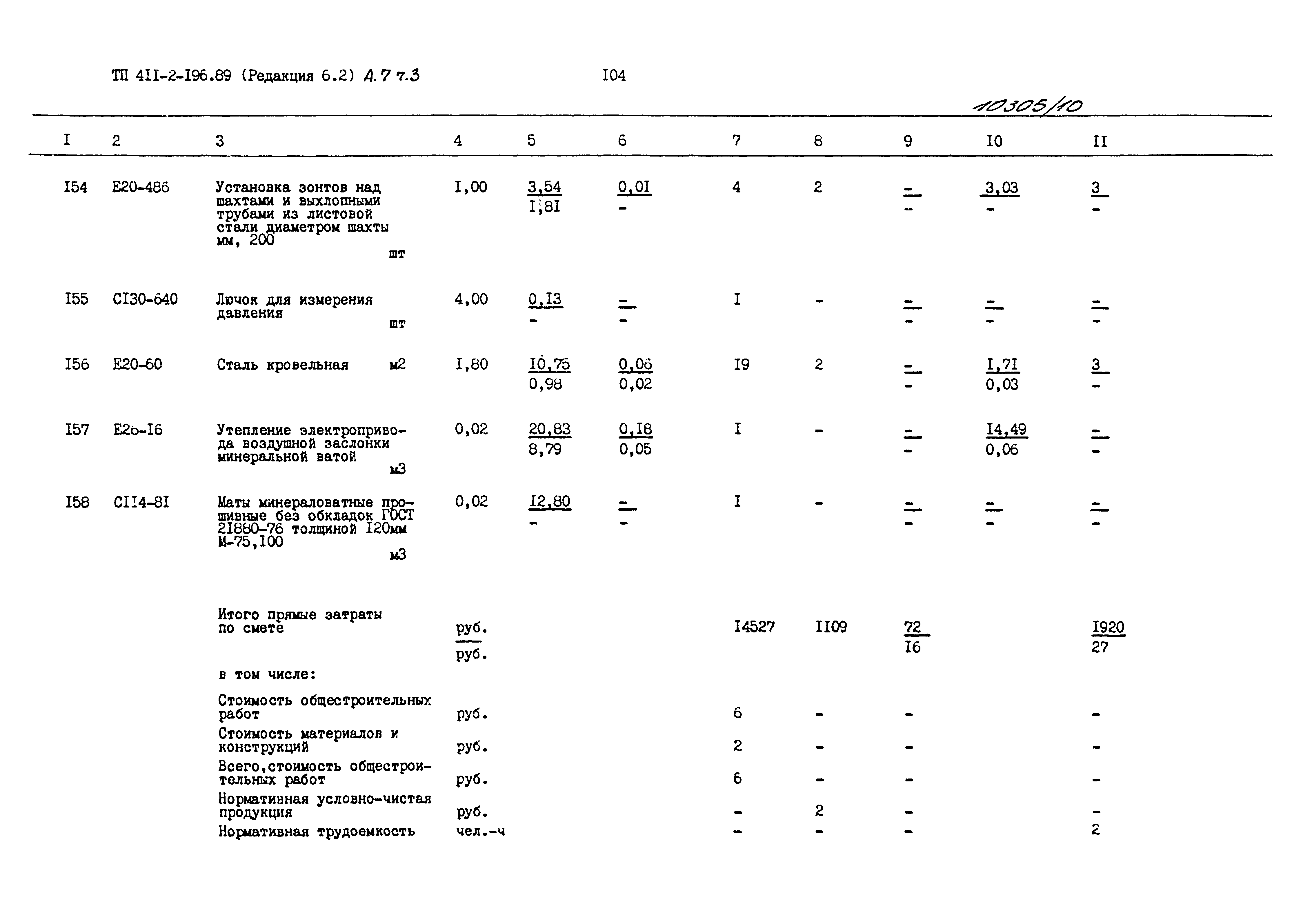 Типовой проект 411-2-196.89