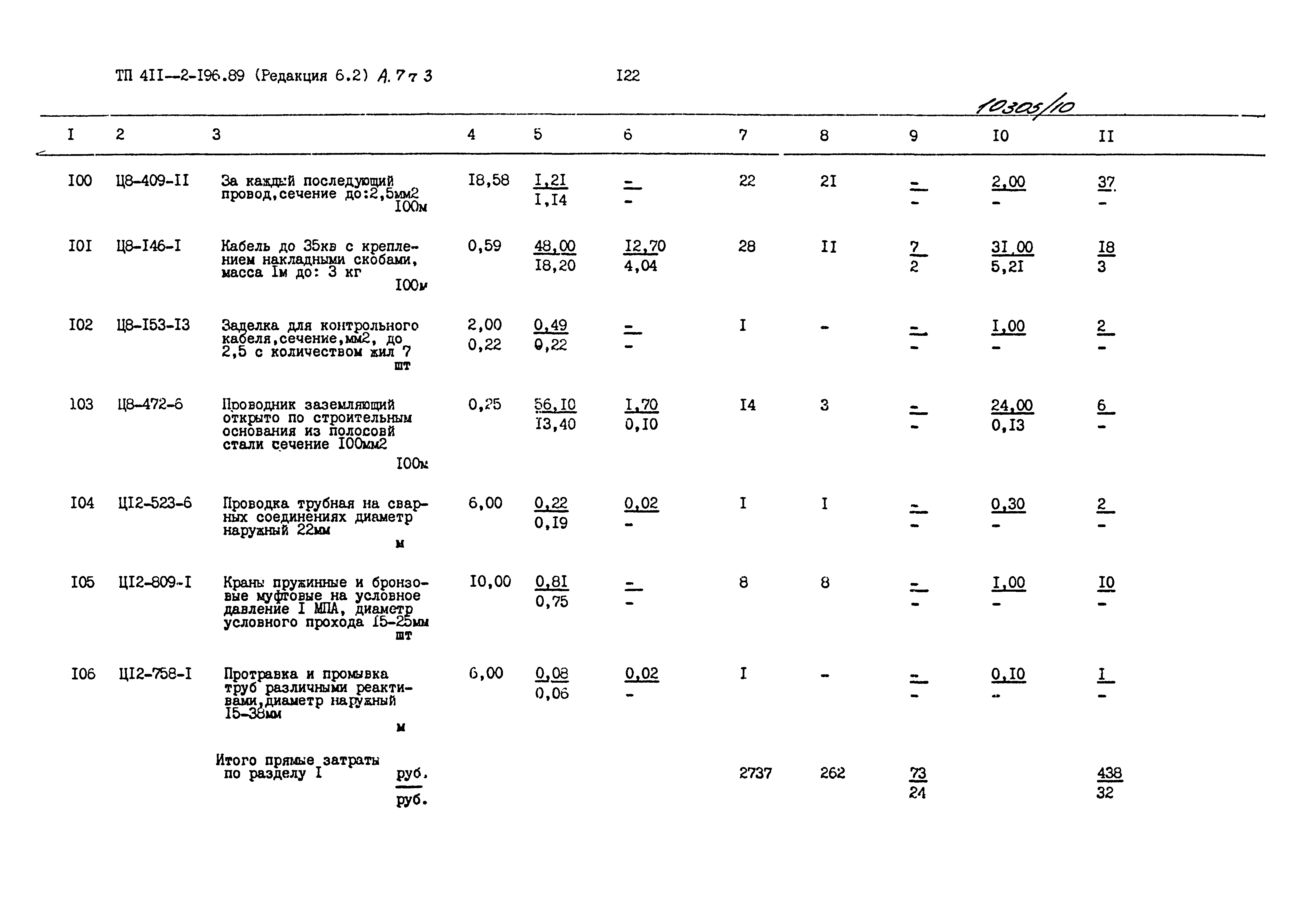 Типовой проект 411-2-196.89