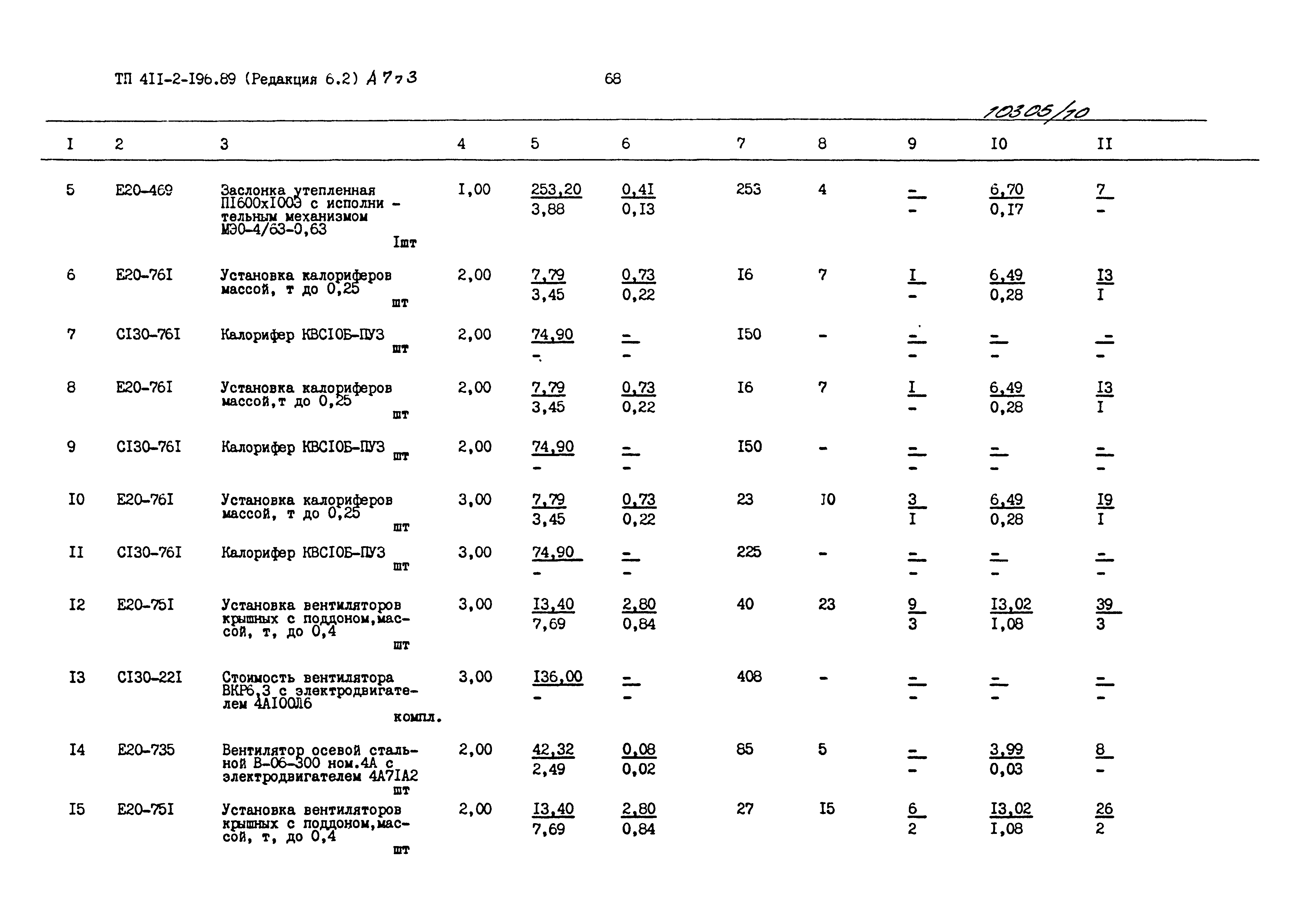 Типовой проект 411-2-196.89