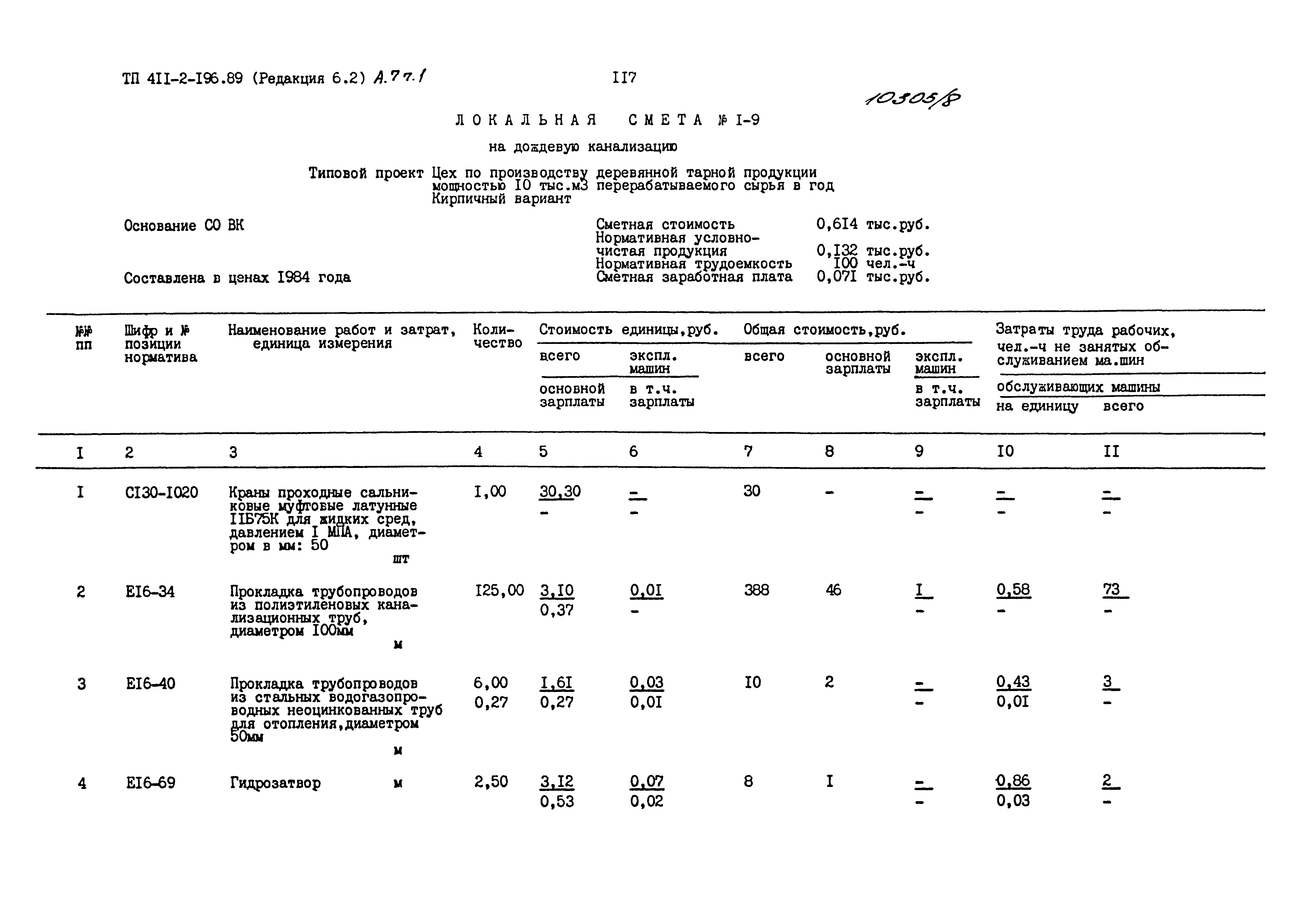 Типовой проект 411-2-196.89