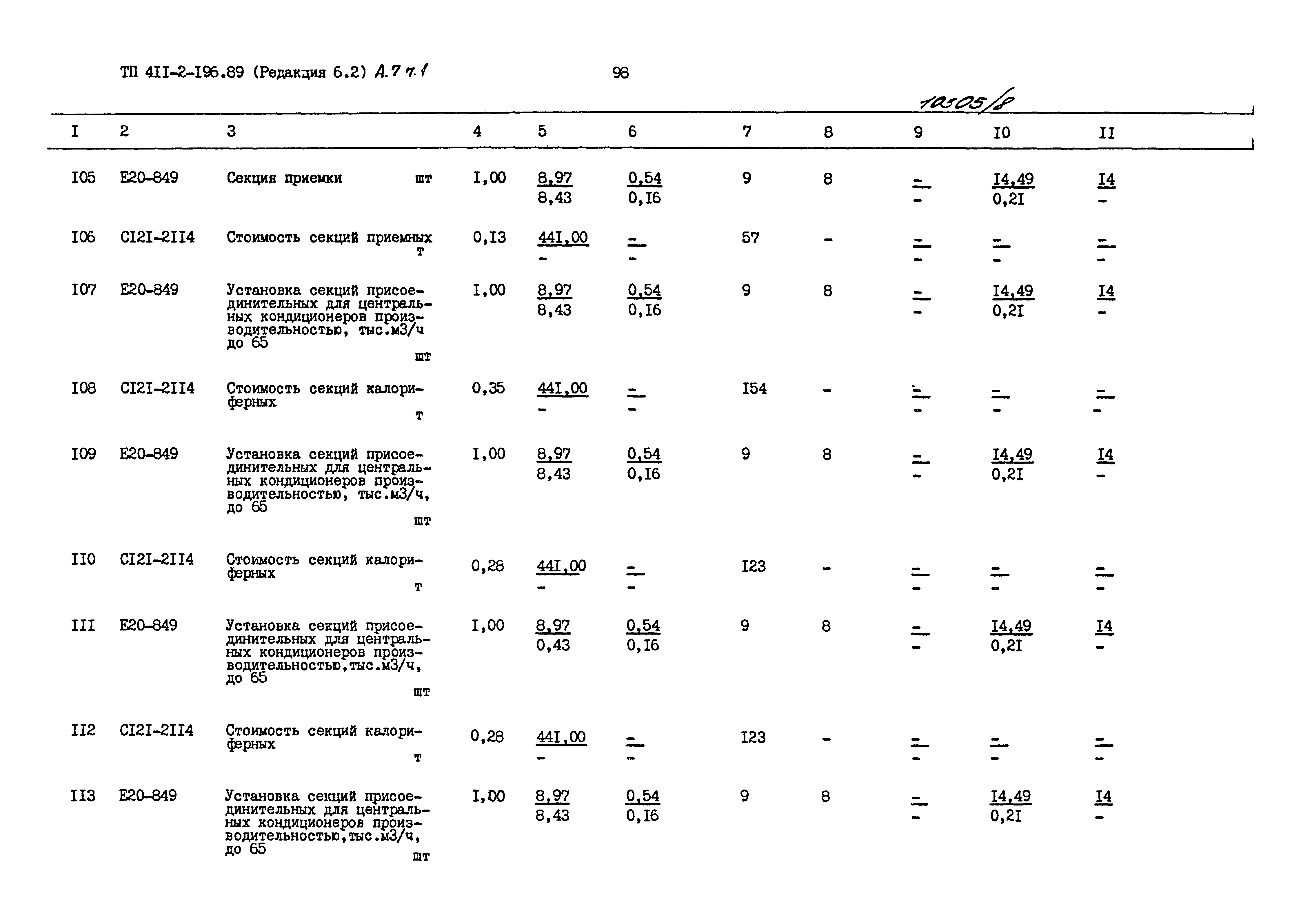 Типовой проект 411-2-196.89