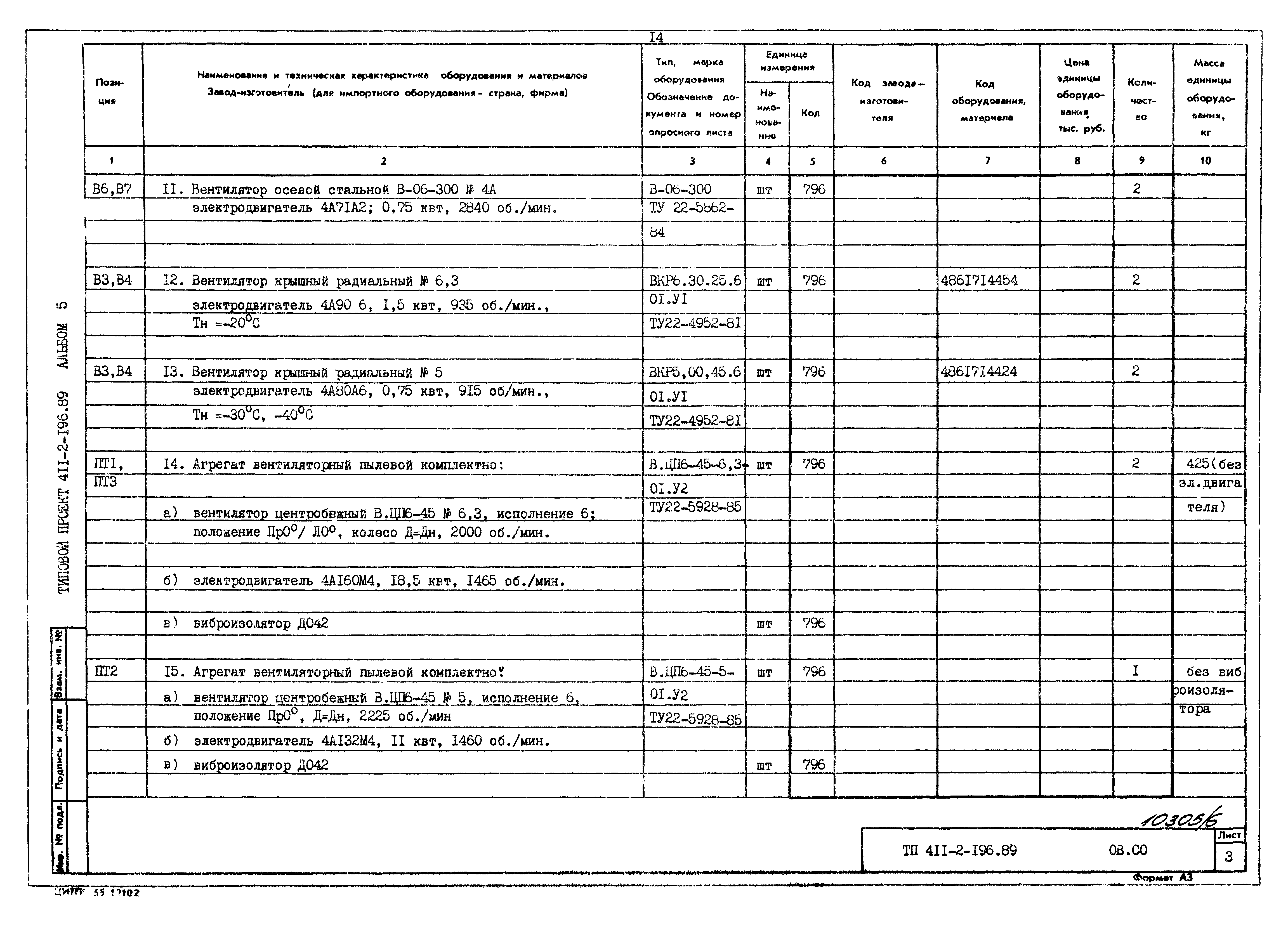 Типовой проект 411-2-196.89