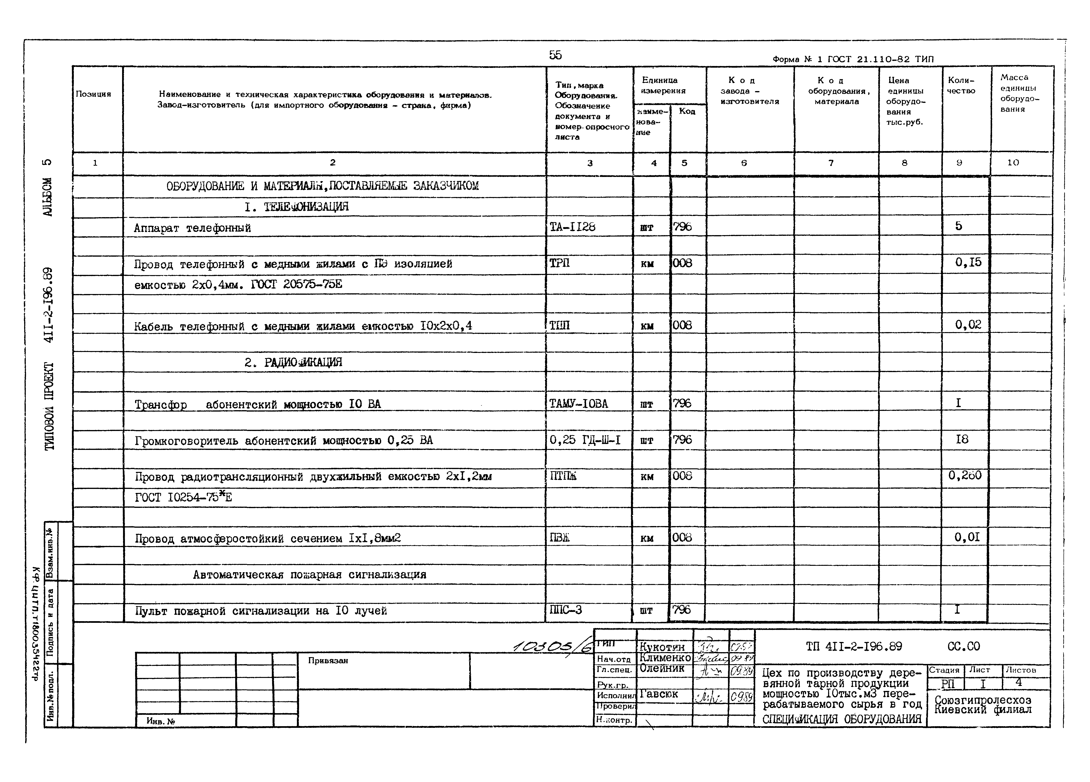 Типовой проект 411-2-196.89