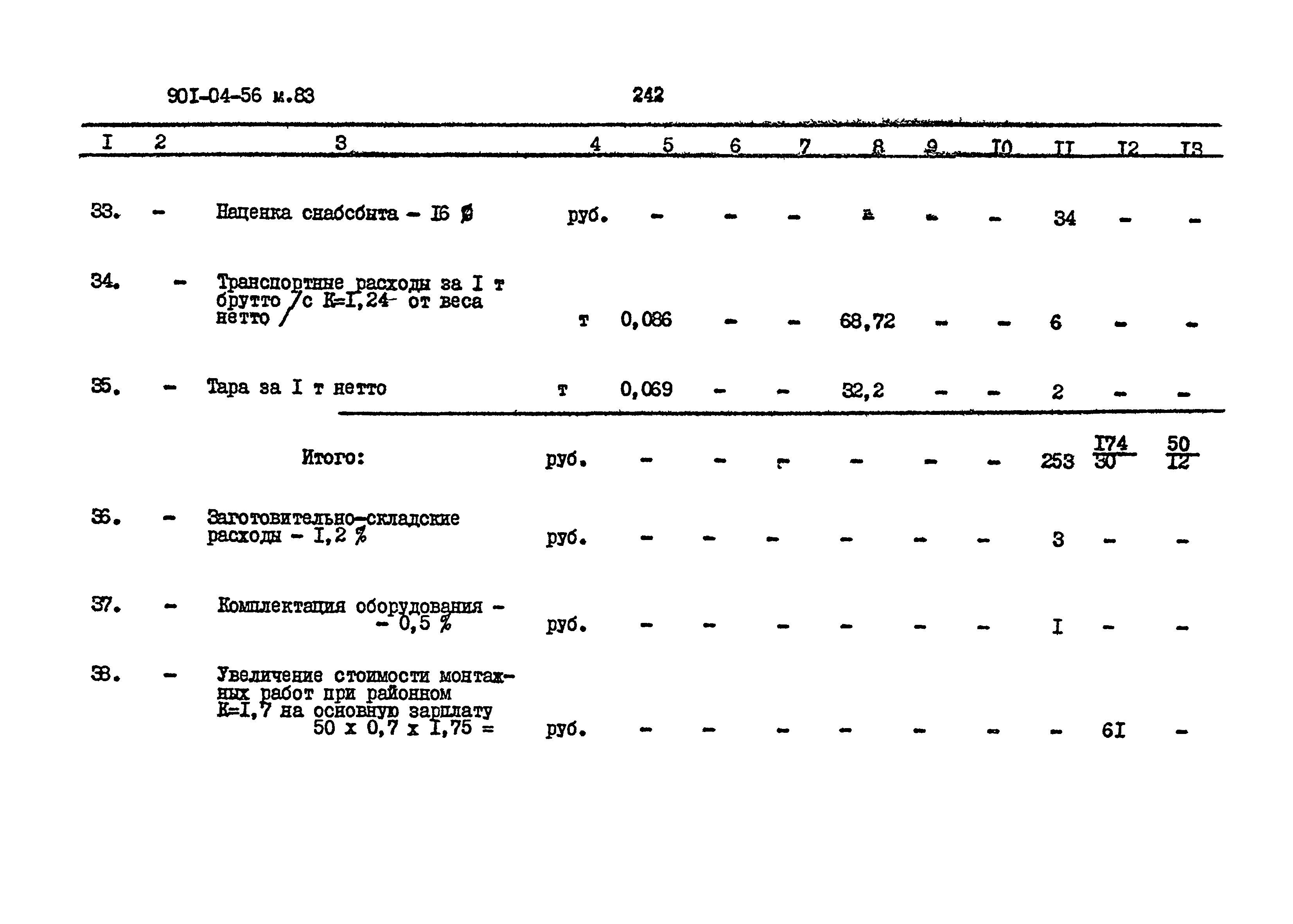 Типовые проектные решения 901-04-56м.83