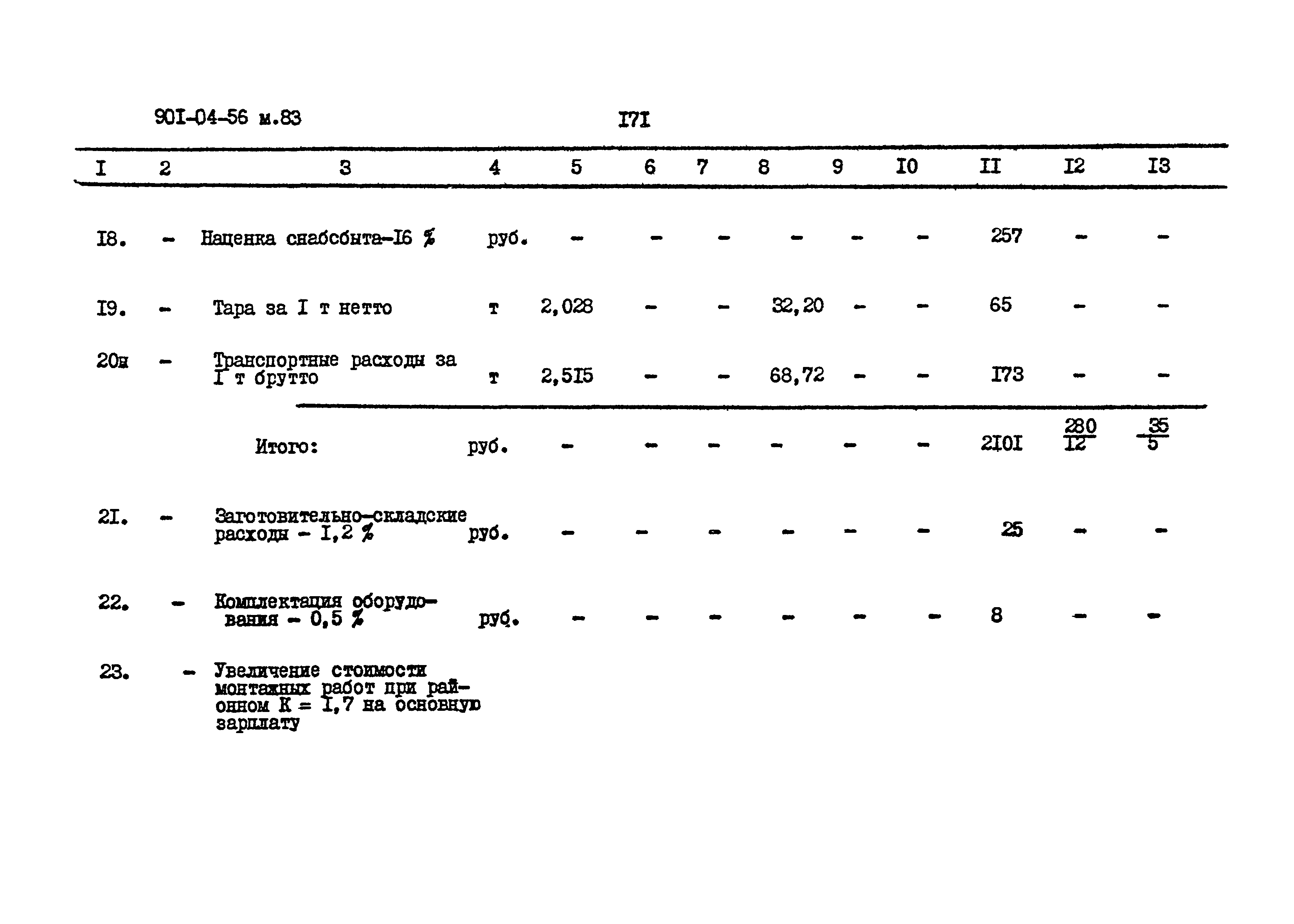 Типовые проектные решения 901-04-56м.83