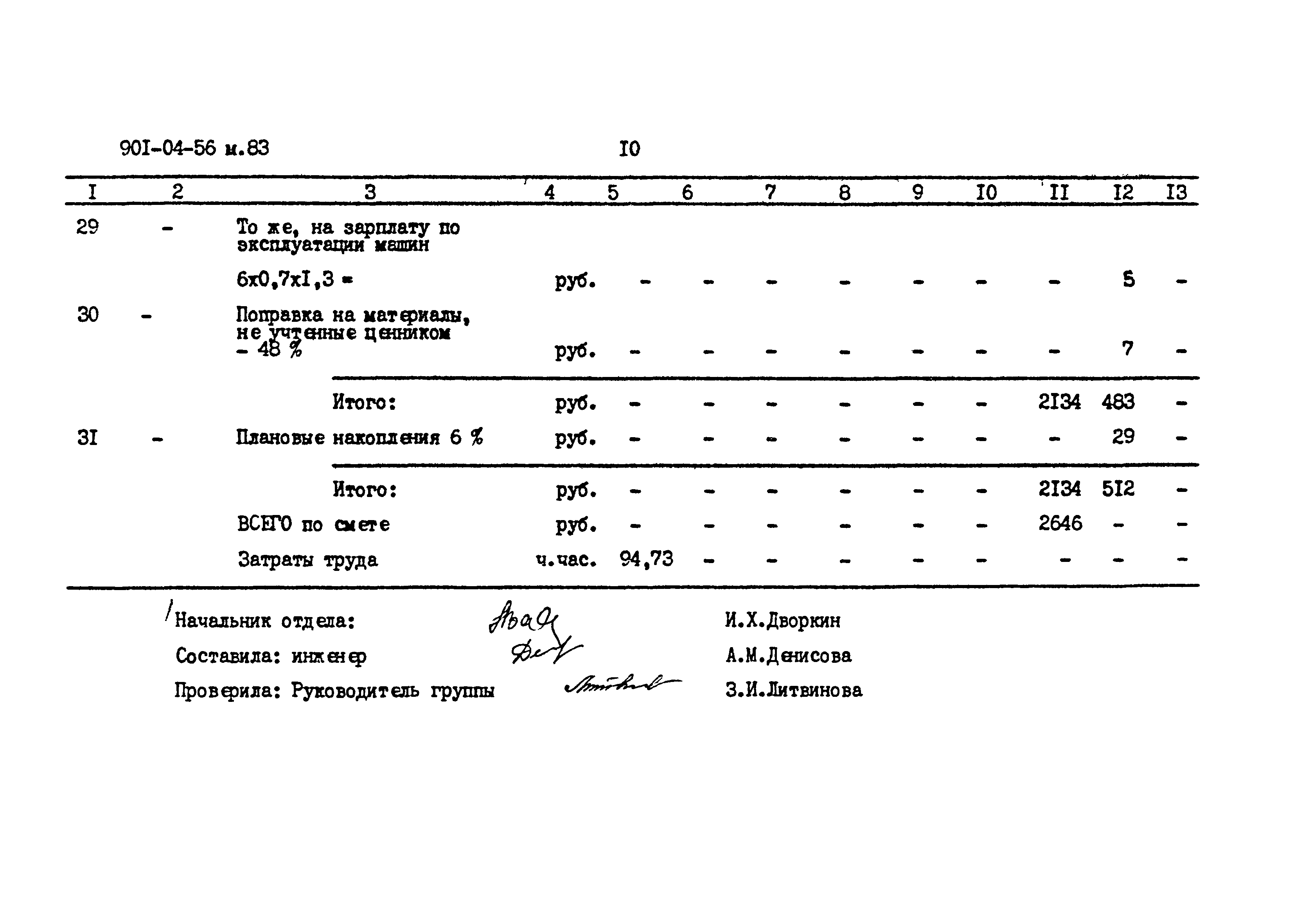 Типовые проектные решения 901-04-56м.83